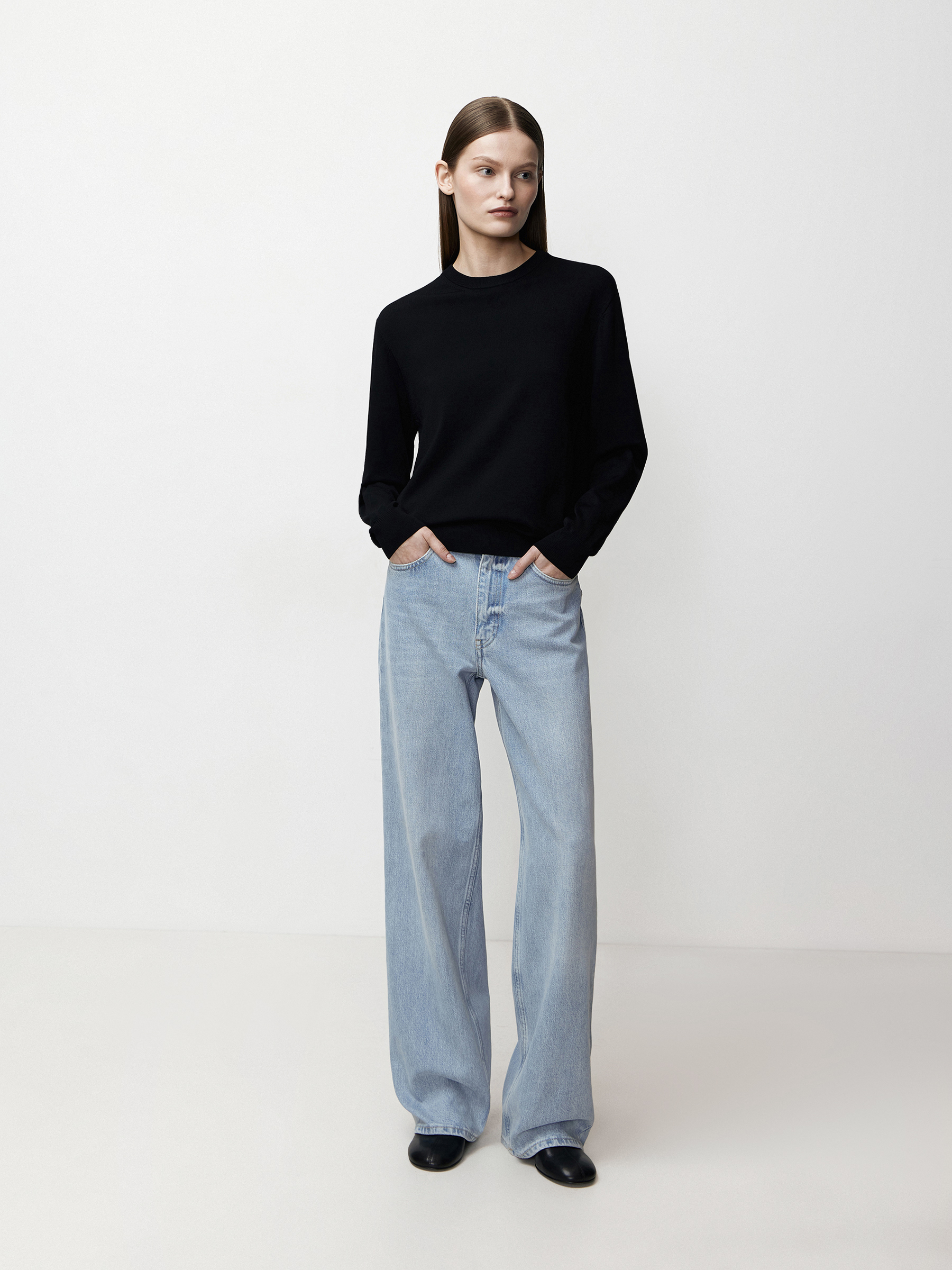 Джинсы Wide Leg 411