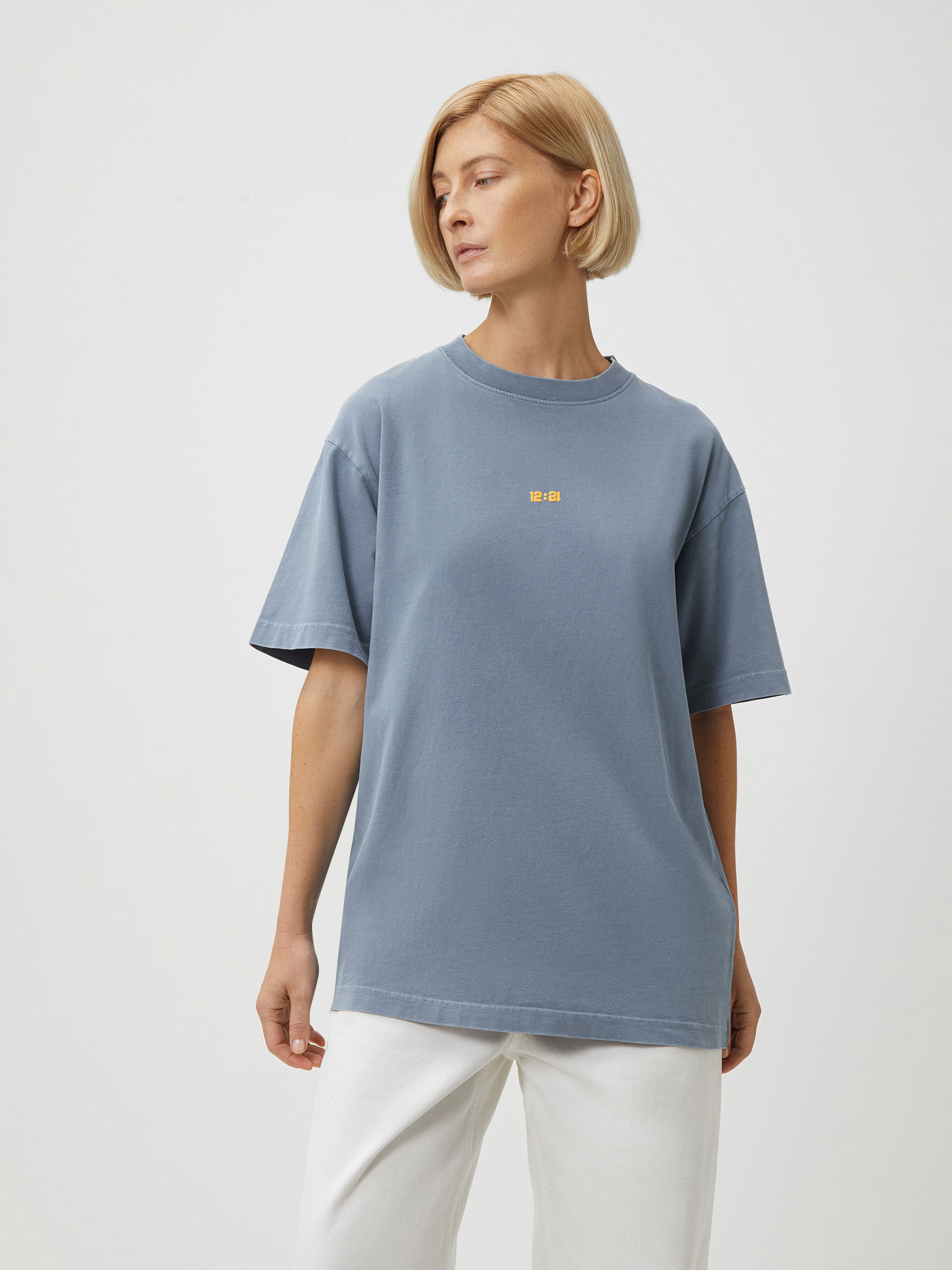Футболка Oversized с эффектами варки