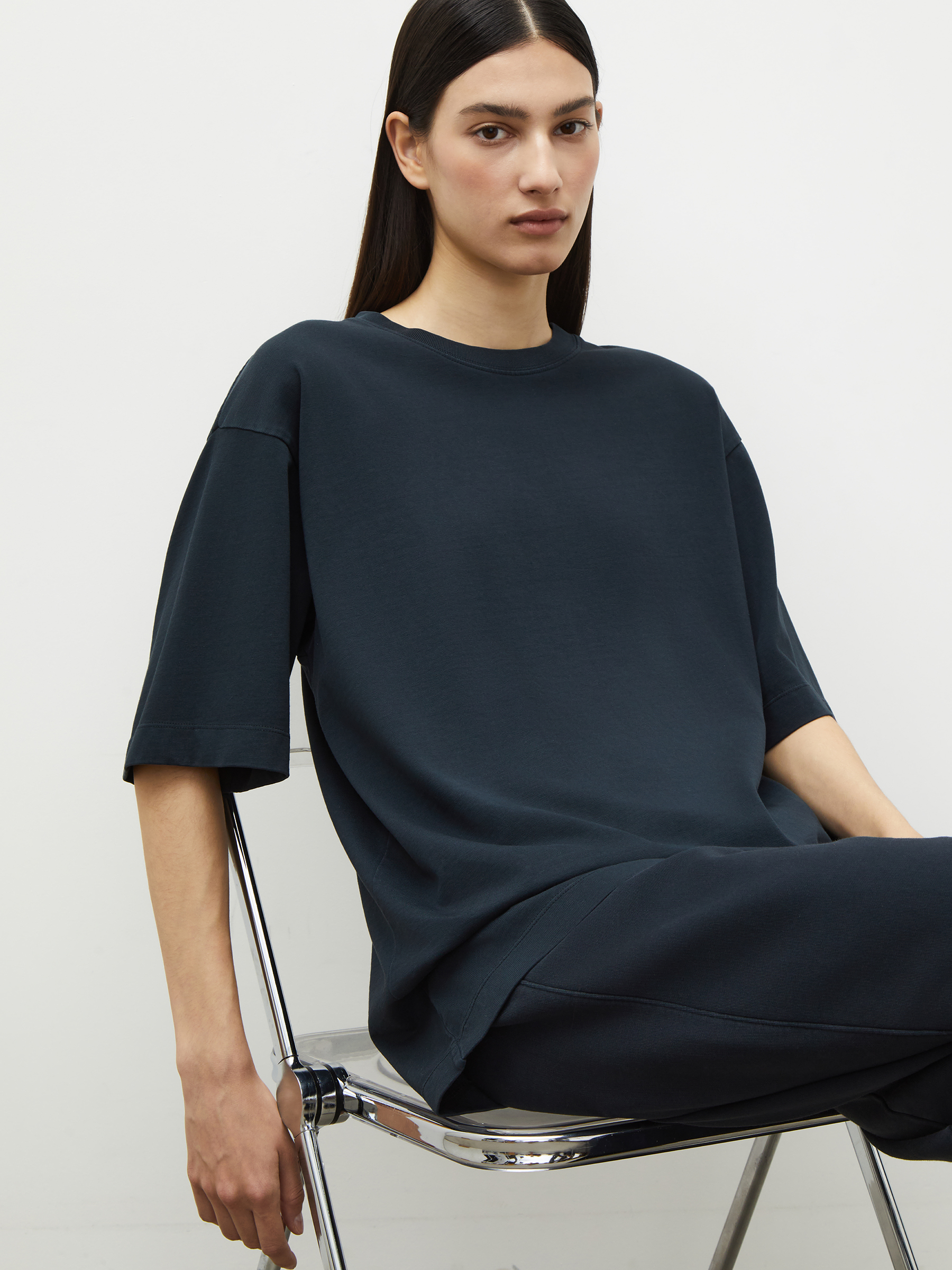 Футболка Oversized с эффектами варки
