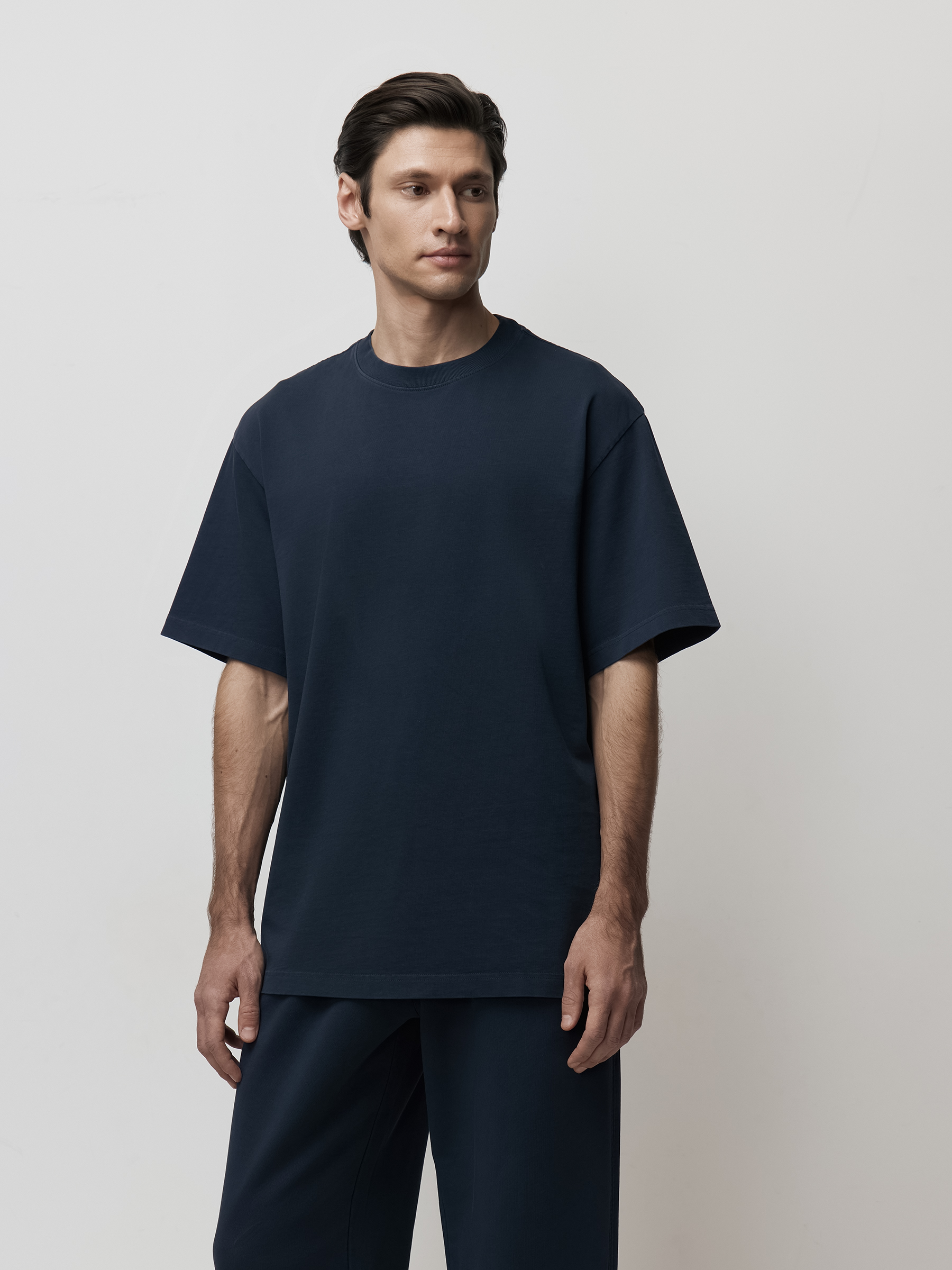 Футболка Oversized с эффектами варки