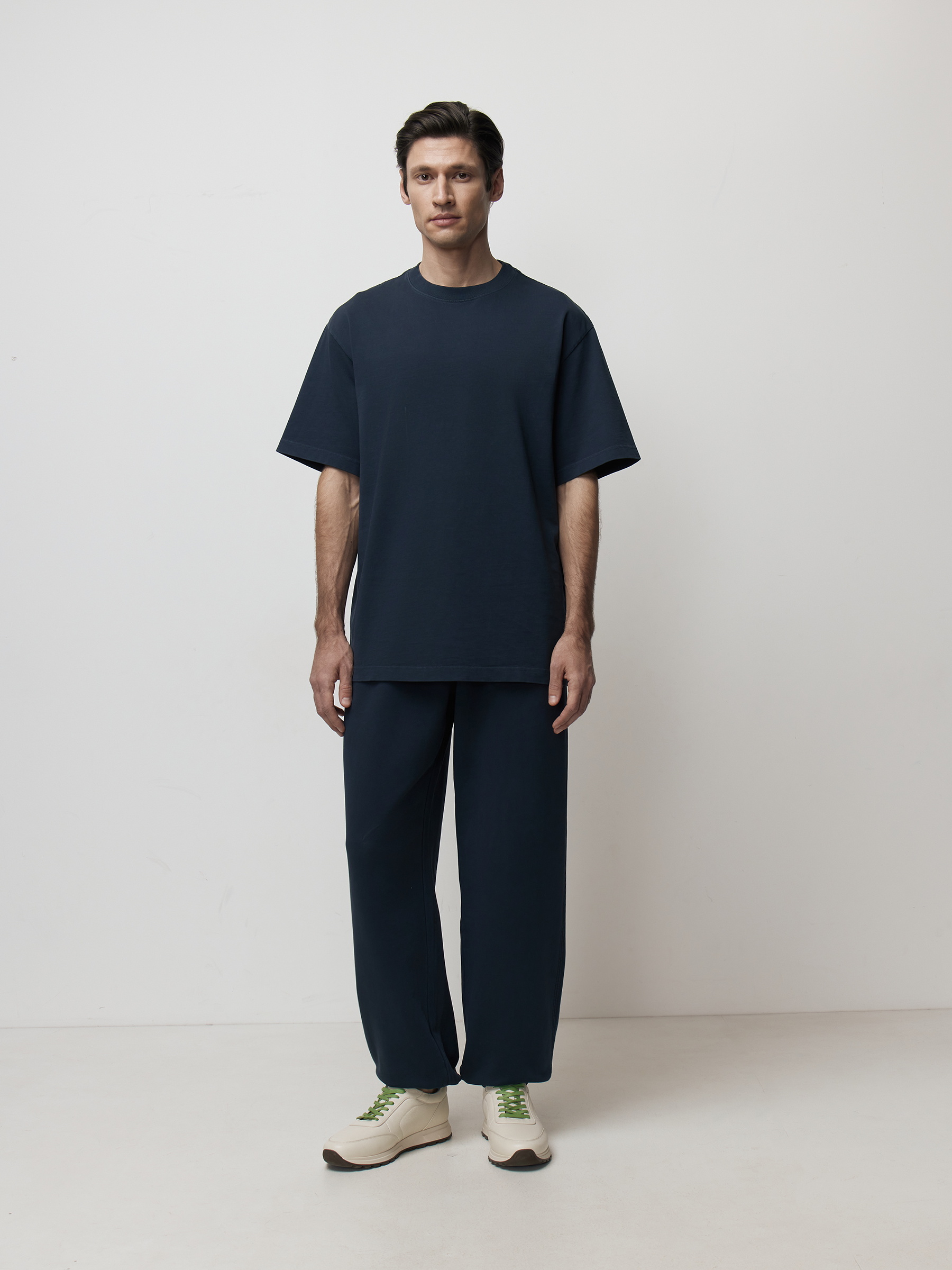 Брюки Oversized с эффектами варки
