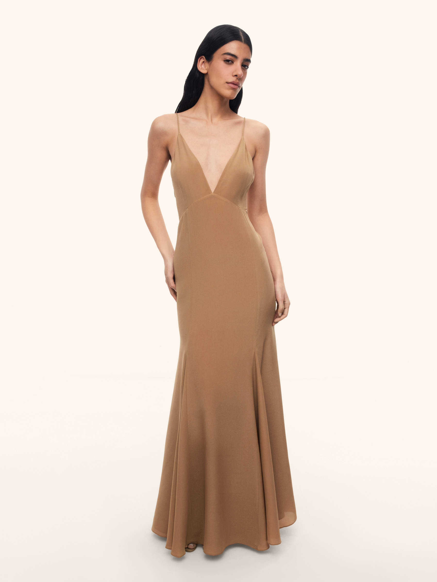 Платье из шелкового шифона