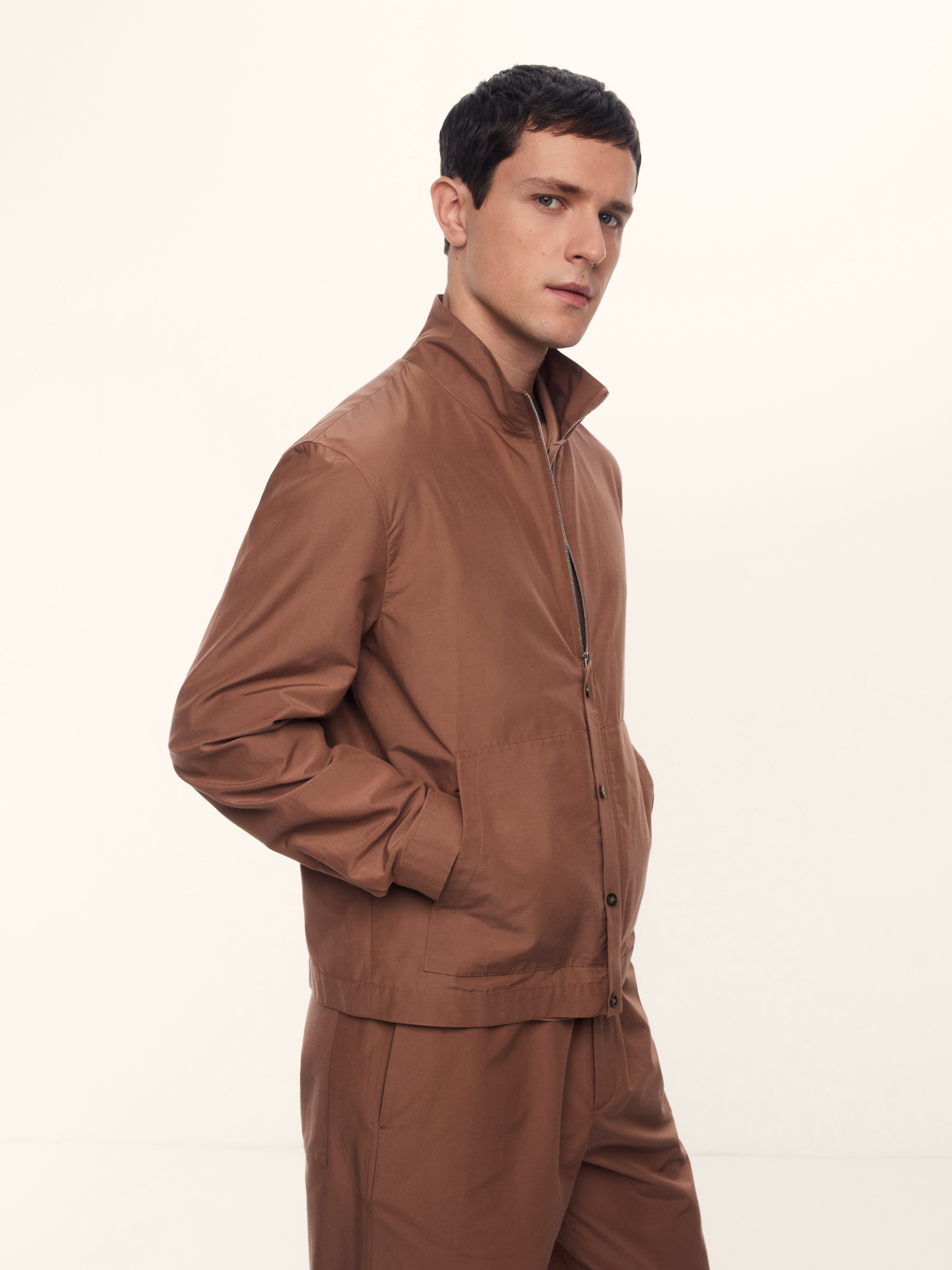 Бомбер Noel из хлопка и шелка