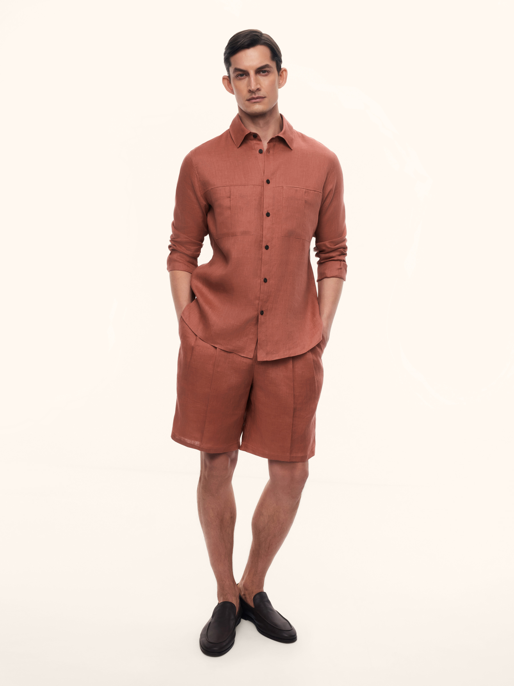 Шорты Bourbon из тонкого льна