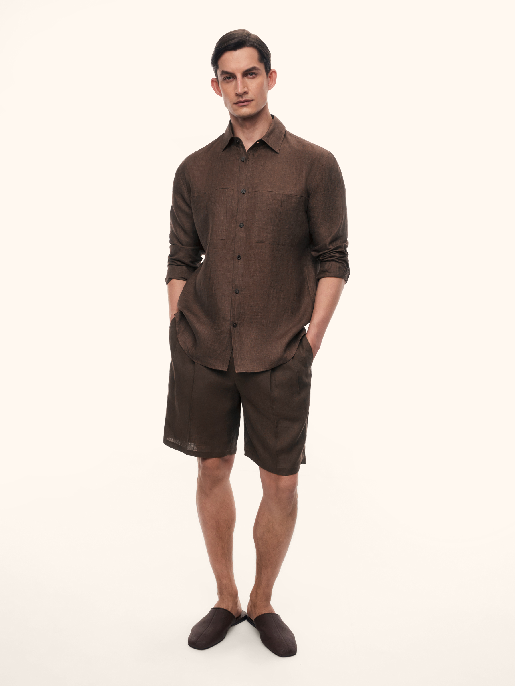 Шорты Cortado из тонкого льна