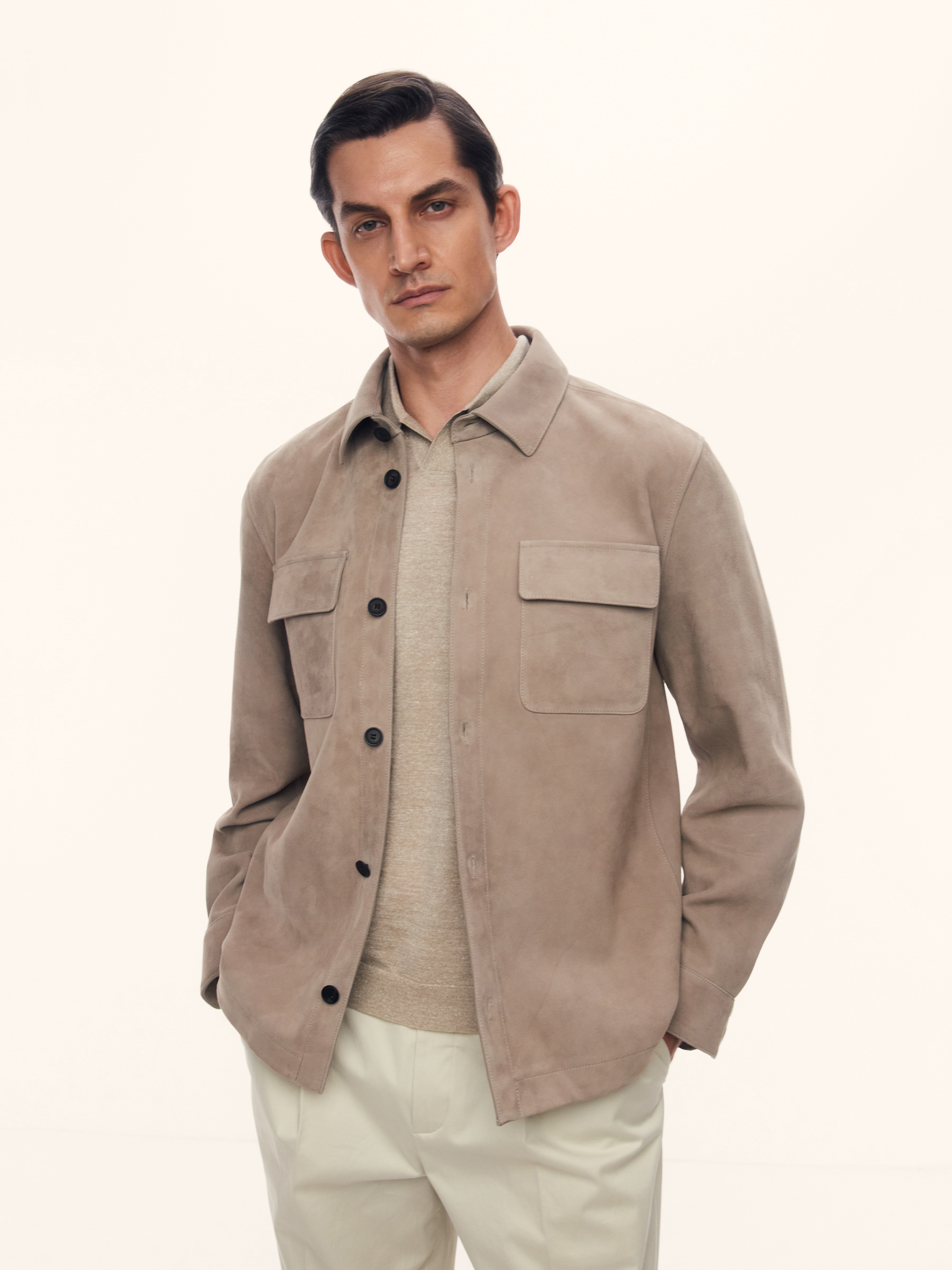 Куртка-рубашка Texas из замши