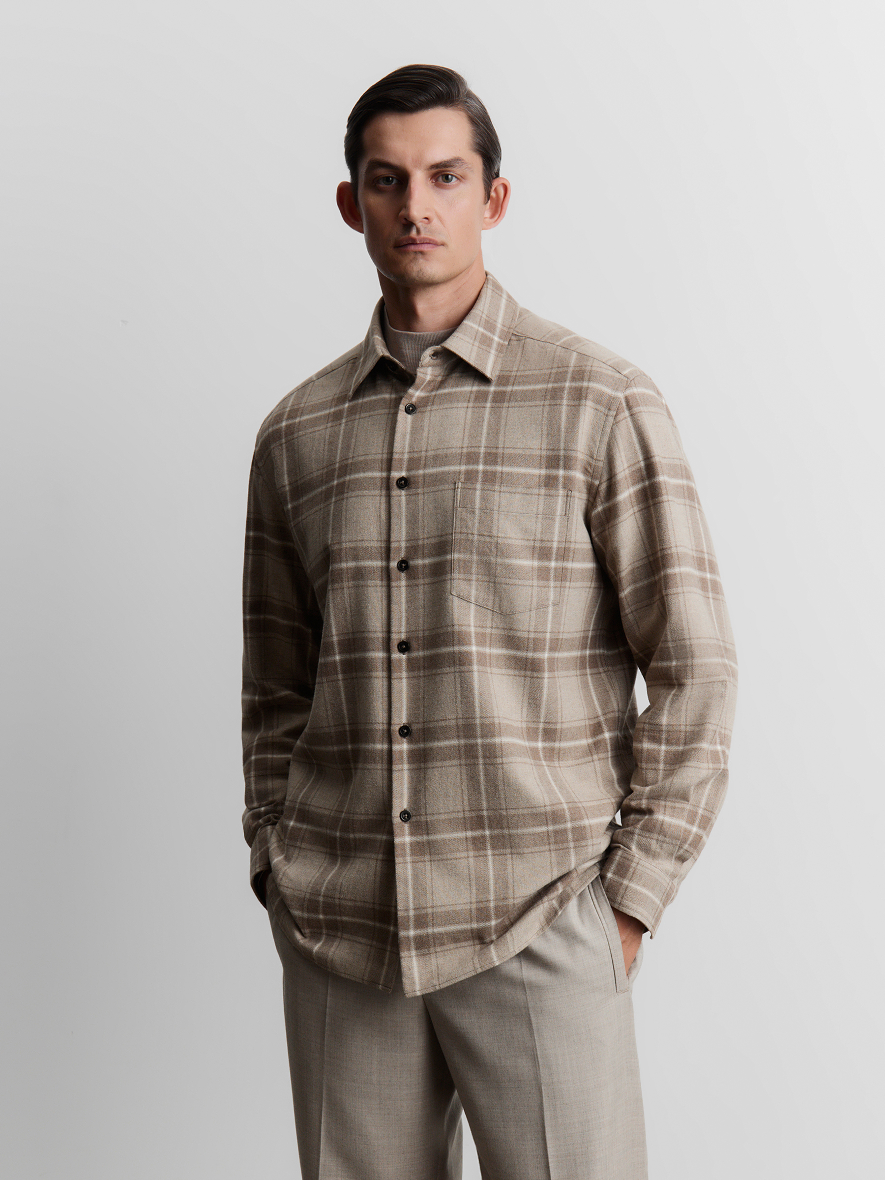 Рубашка из фланели