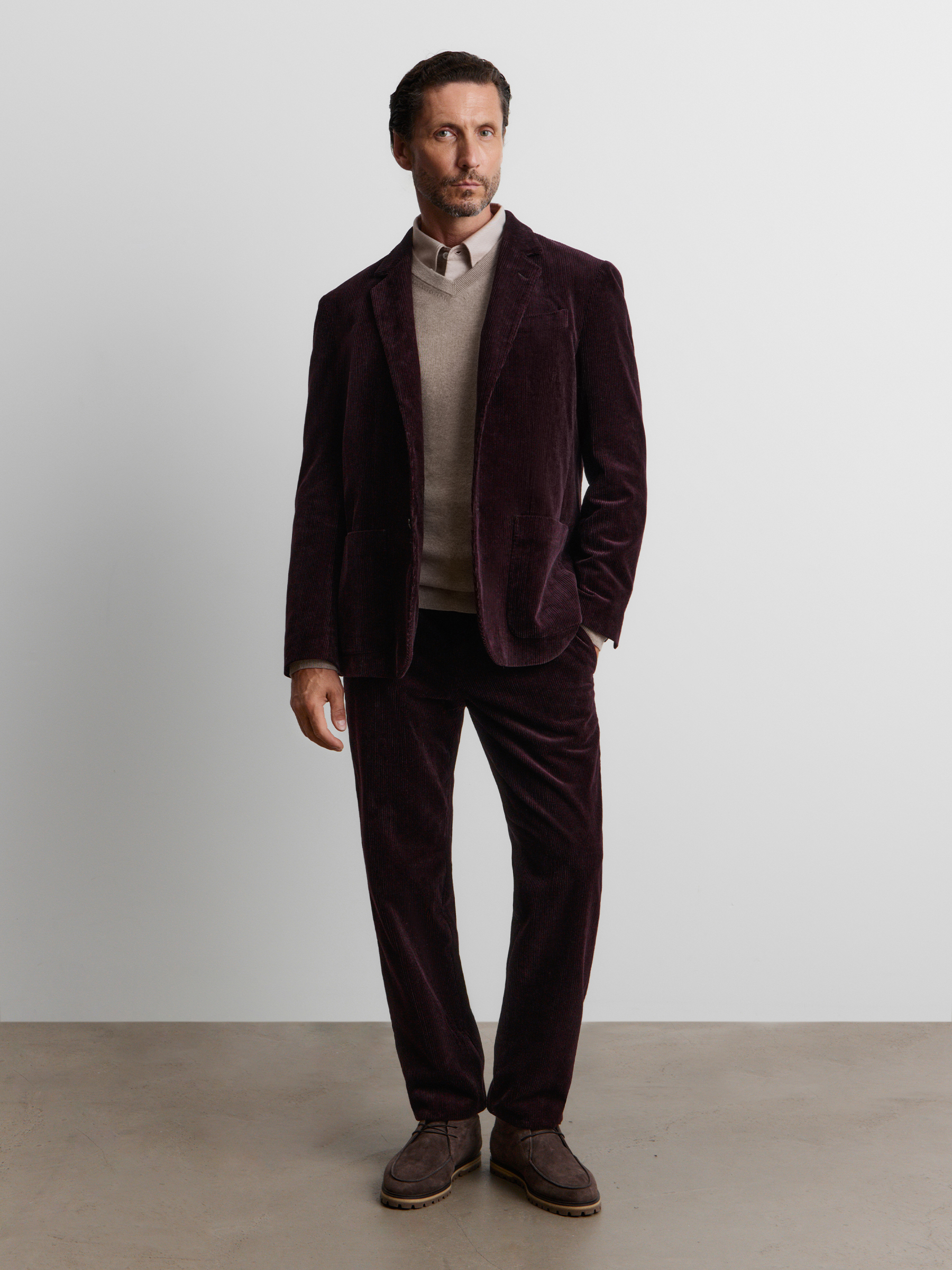 Брюки из французского вельвета