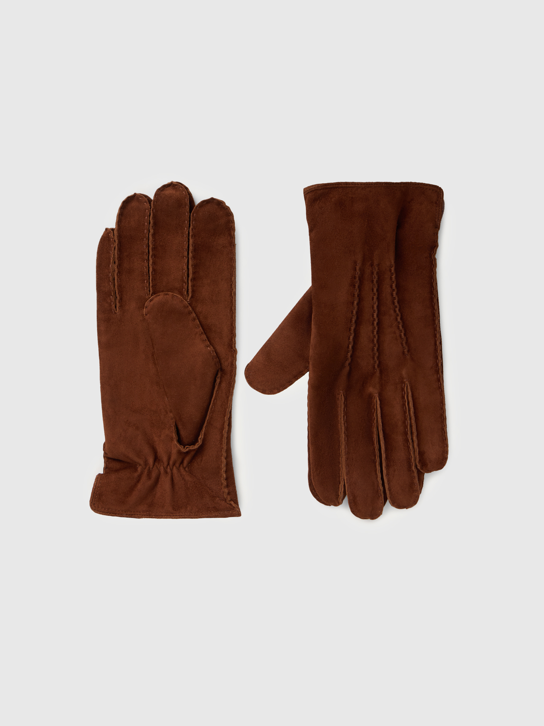 Перчатки из замши