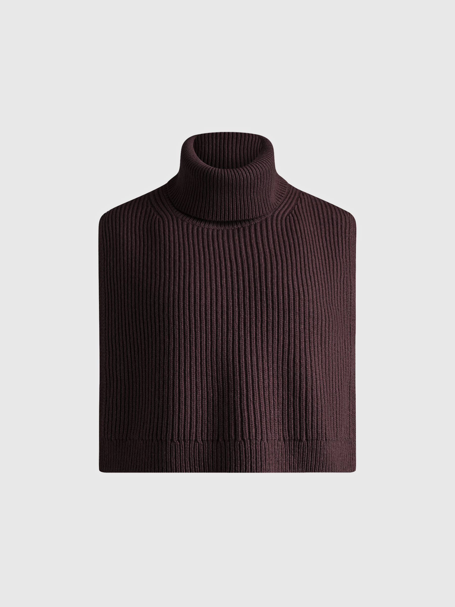 Шарф-манишка из шерсти и кашемира