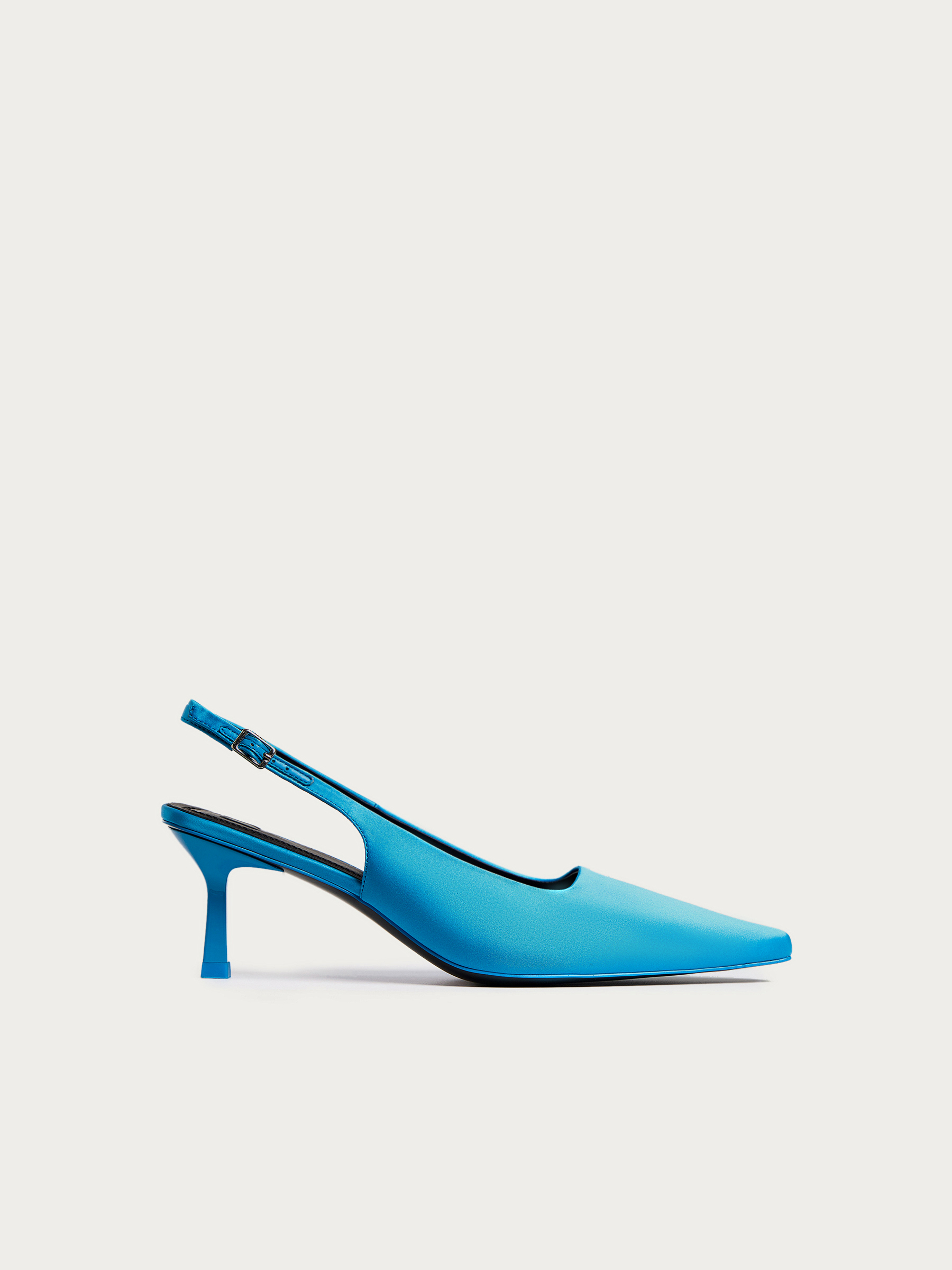 Туфли Slingback из шелка