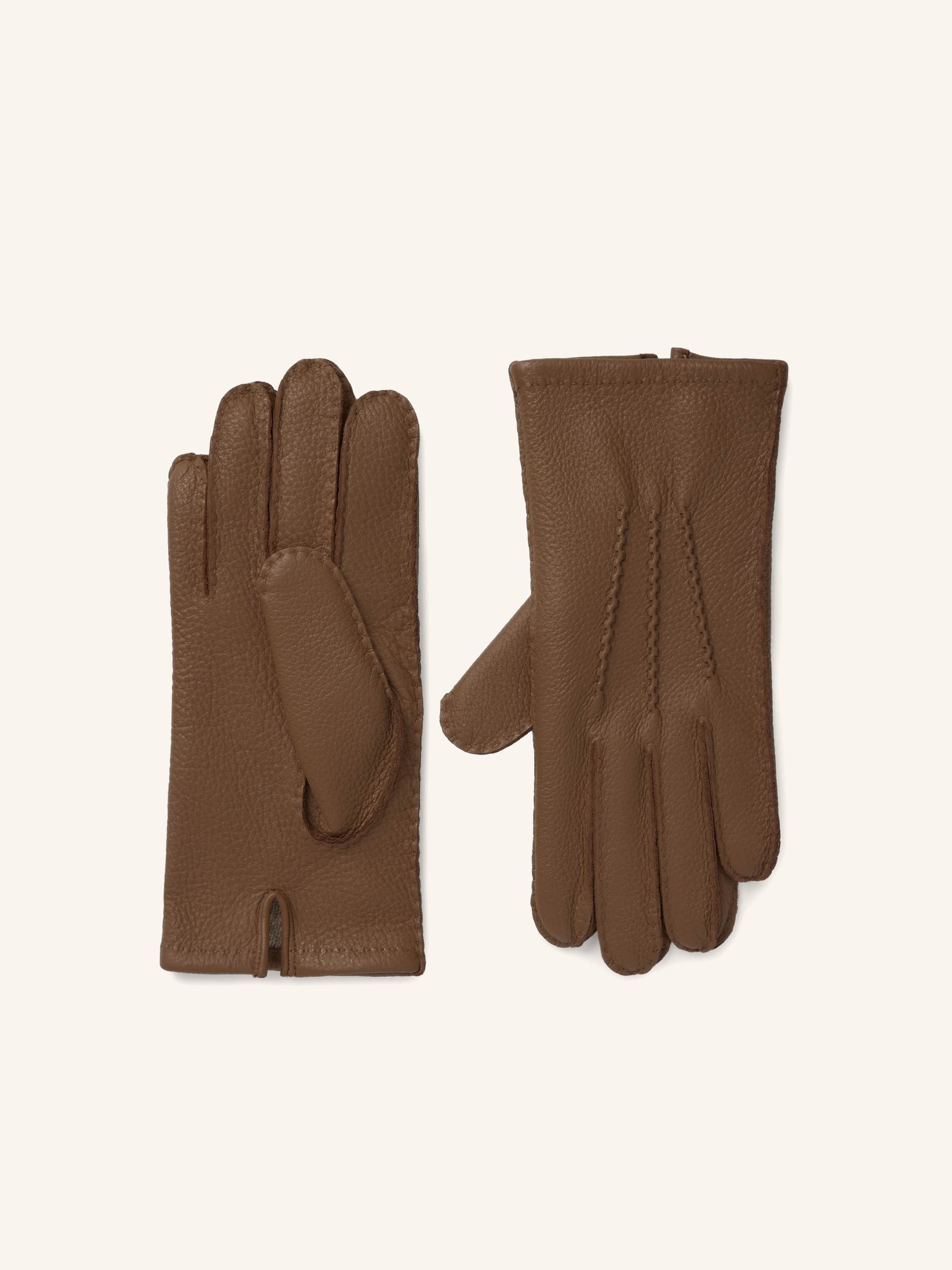 Перчатки из оленьей кожи