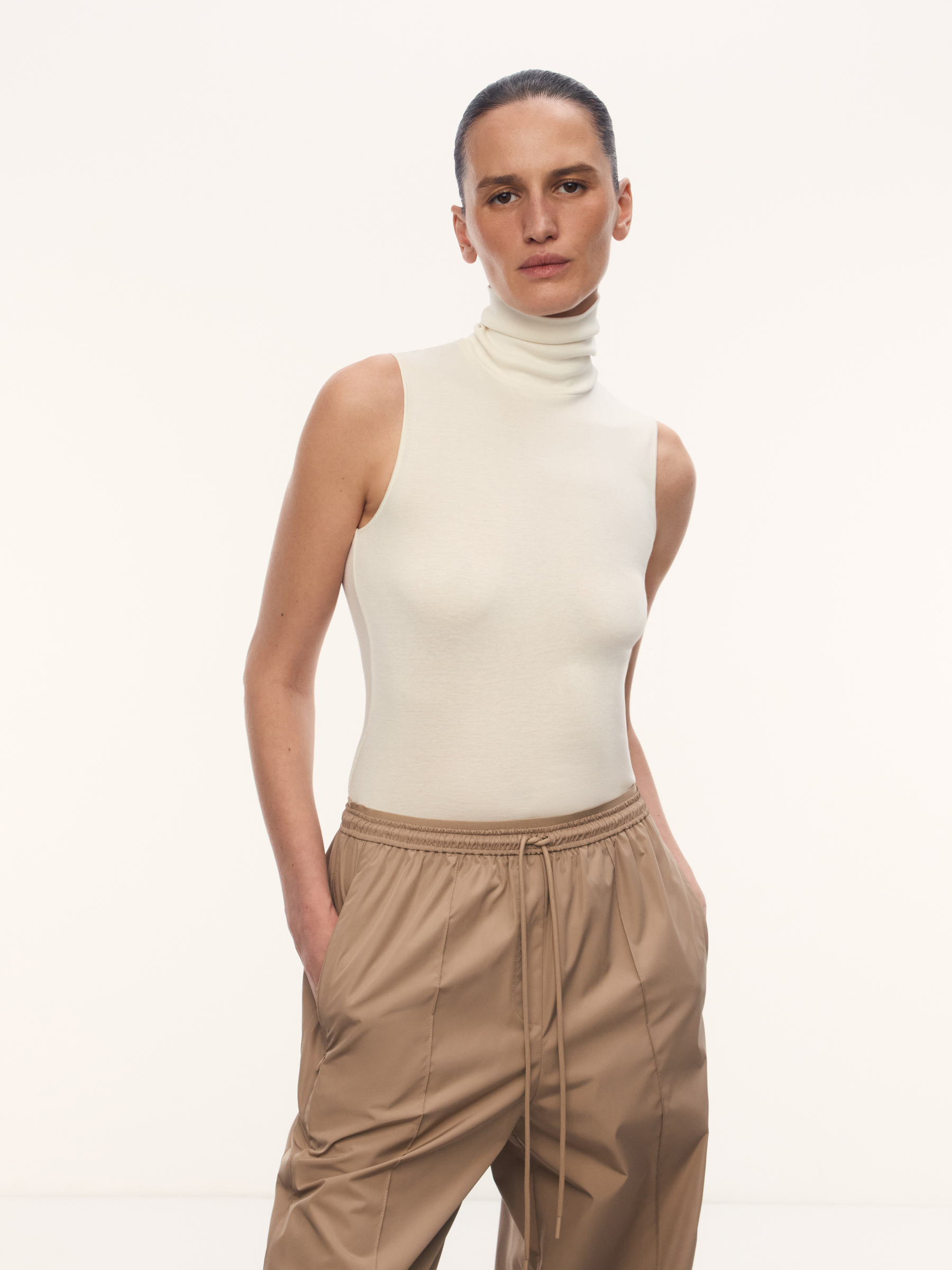 Водолазка Nicole из шелка и хлопка