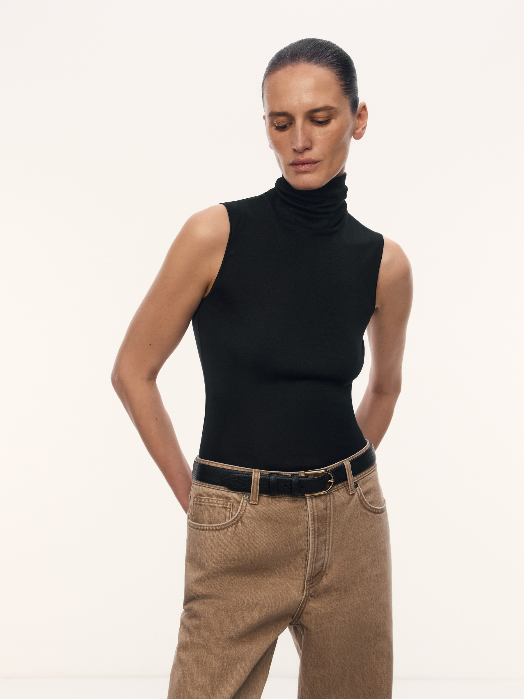 Водолазка Nicole из шелка и хлопка