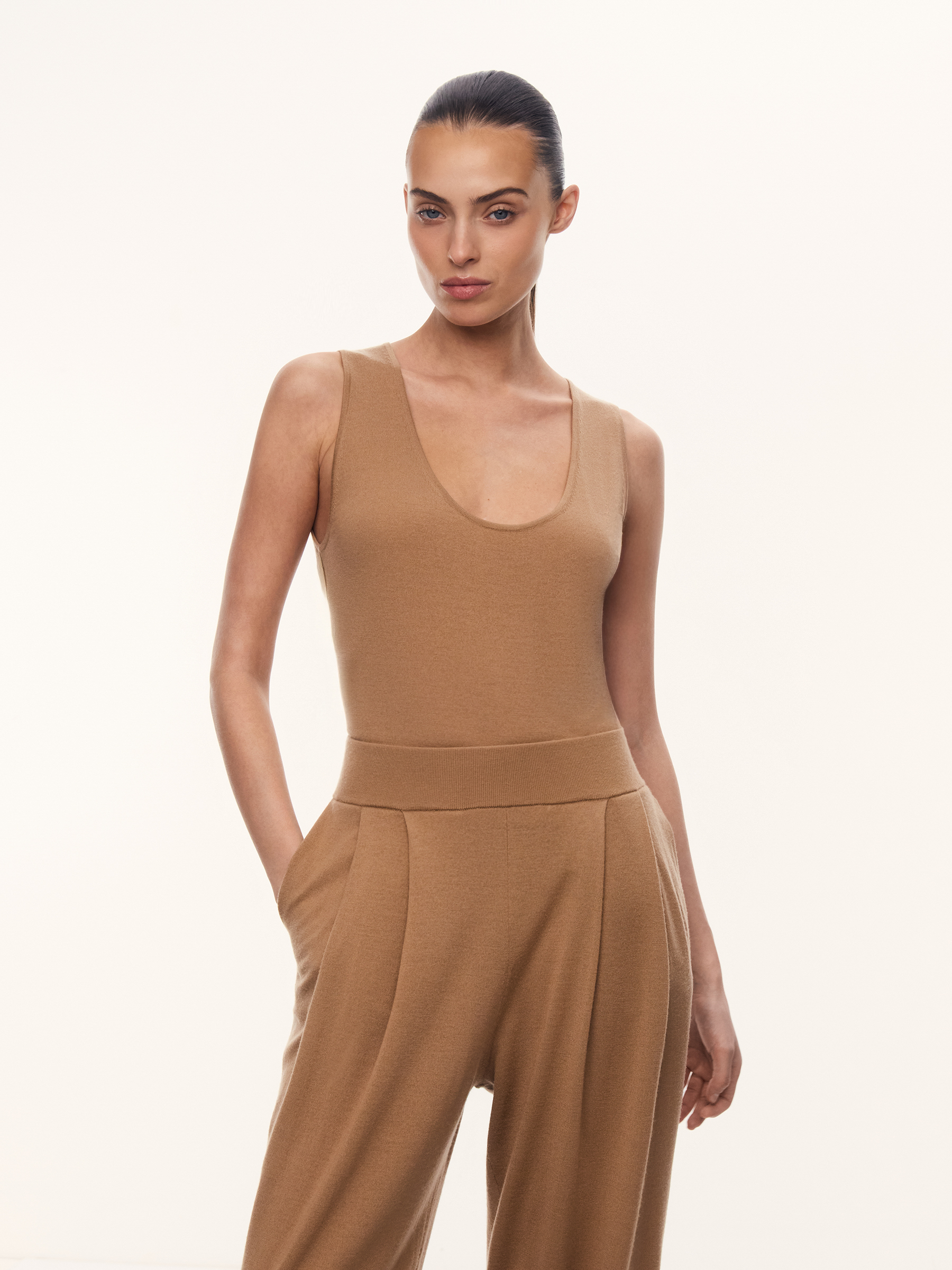 Топ Jasmin из шерсти и кашемира