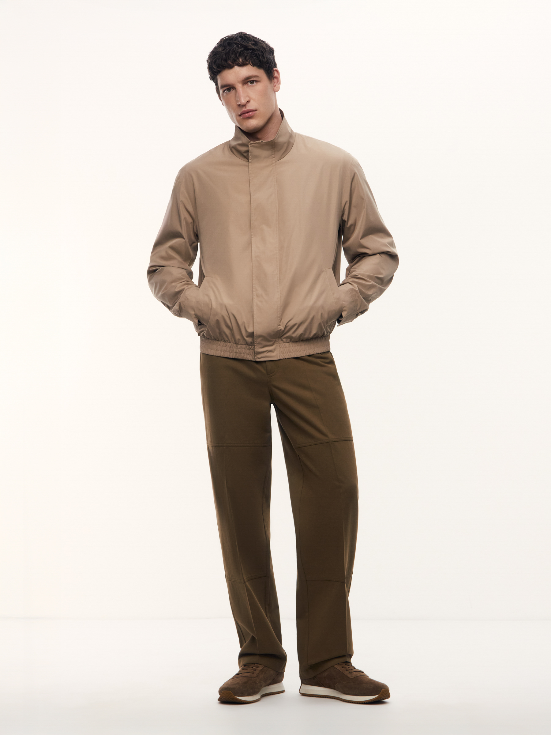 Брюки Adriano из хлопка с шерстью