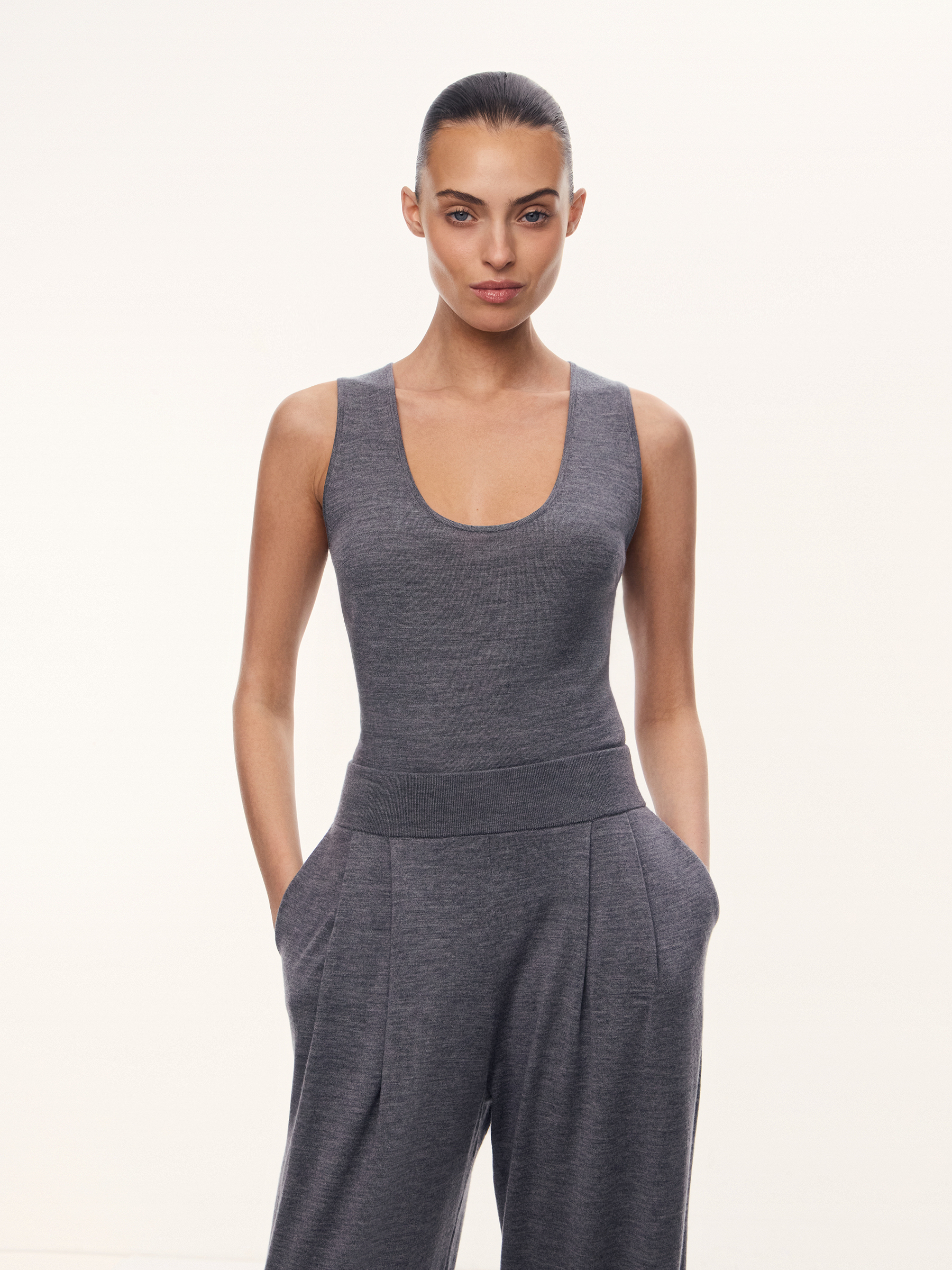 Топ Jasmin из шерсти и кашемира