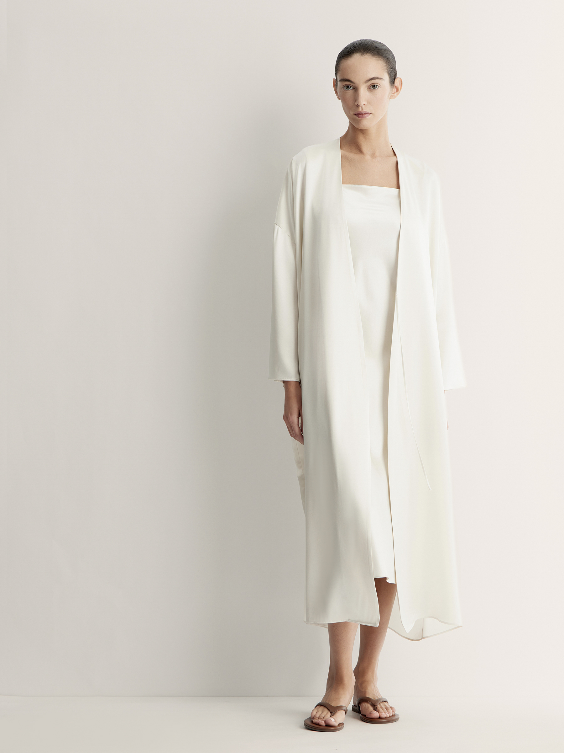 Халат из шелка Mulberry