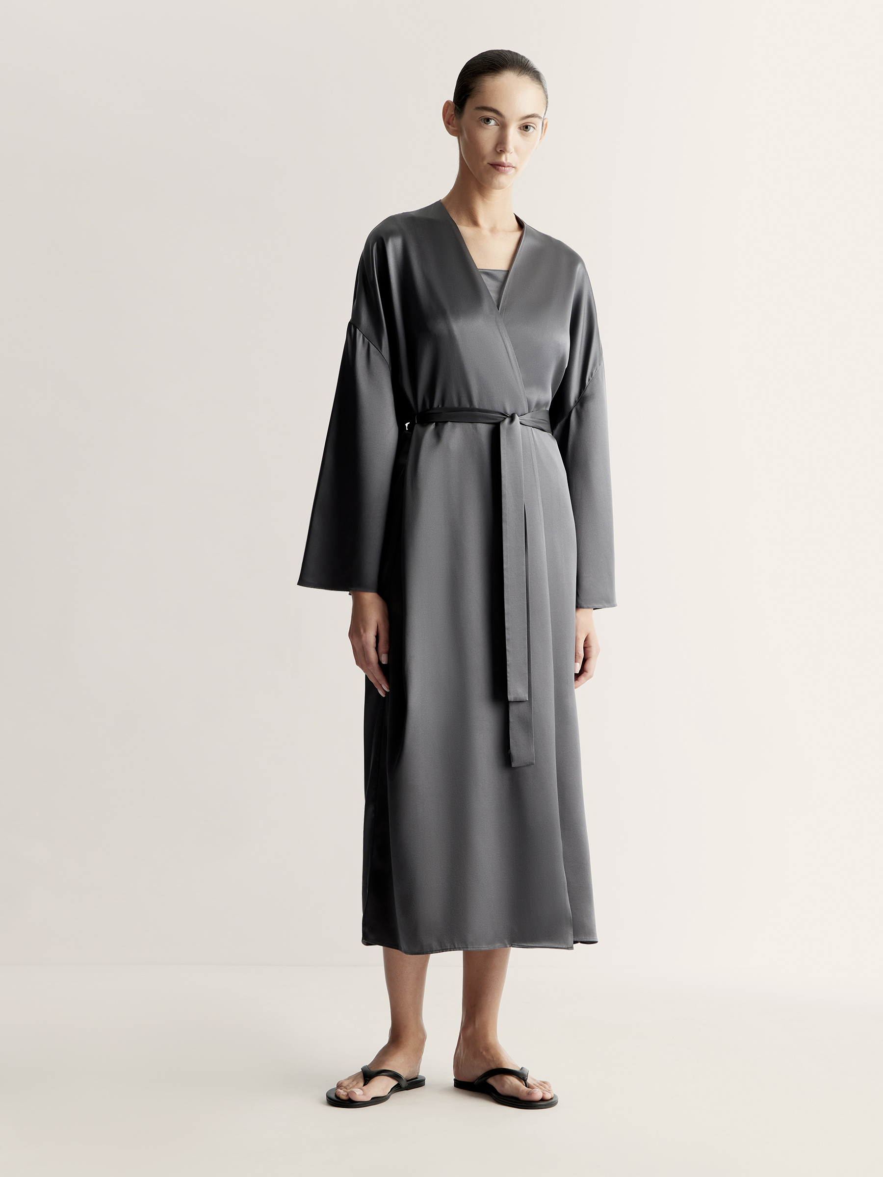 Халат из шелка Mulberry