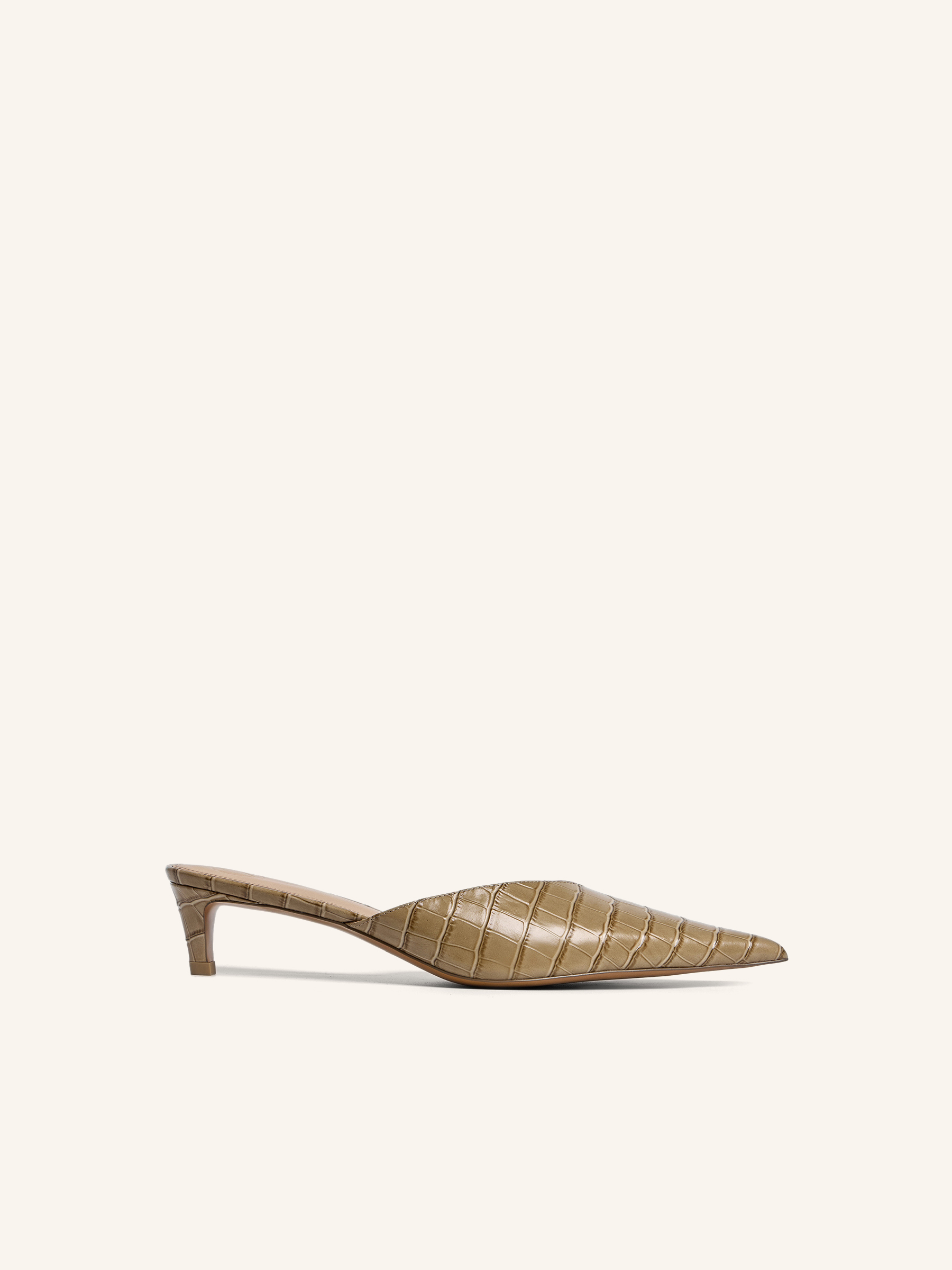 Мюли на каблуке