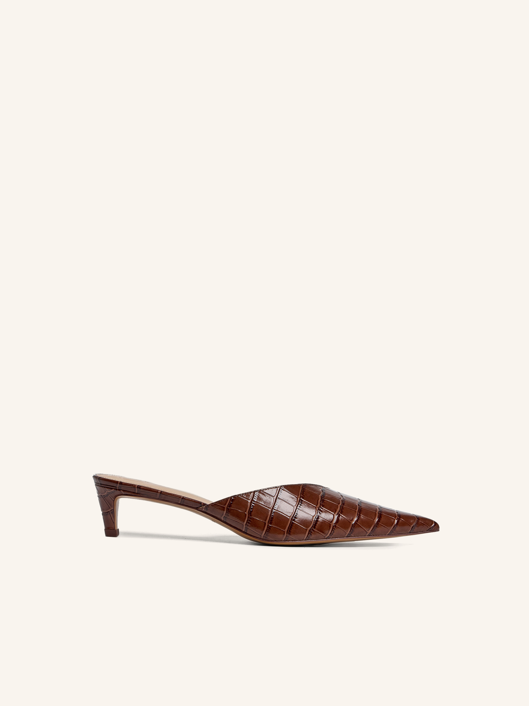 Мюли на каблуке