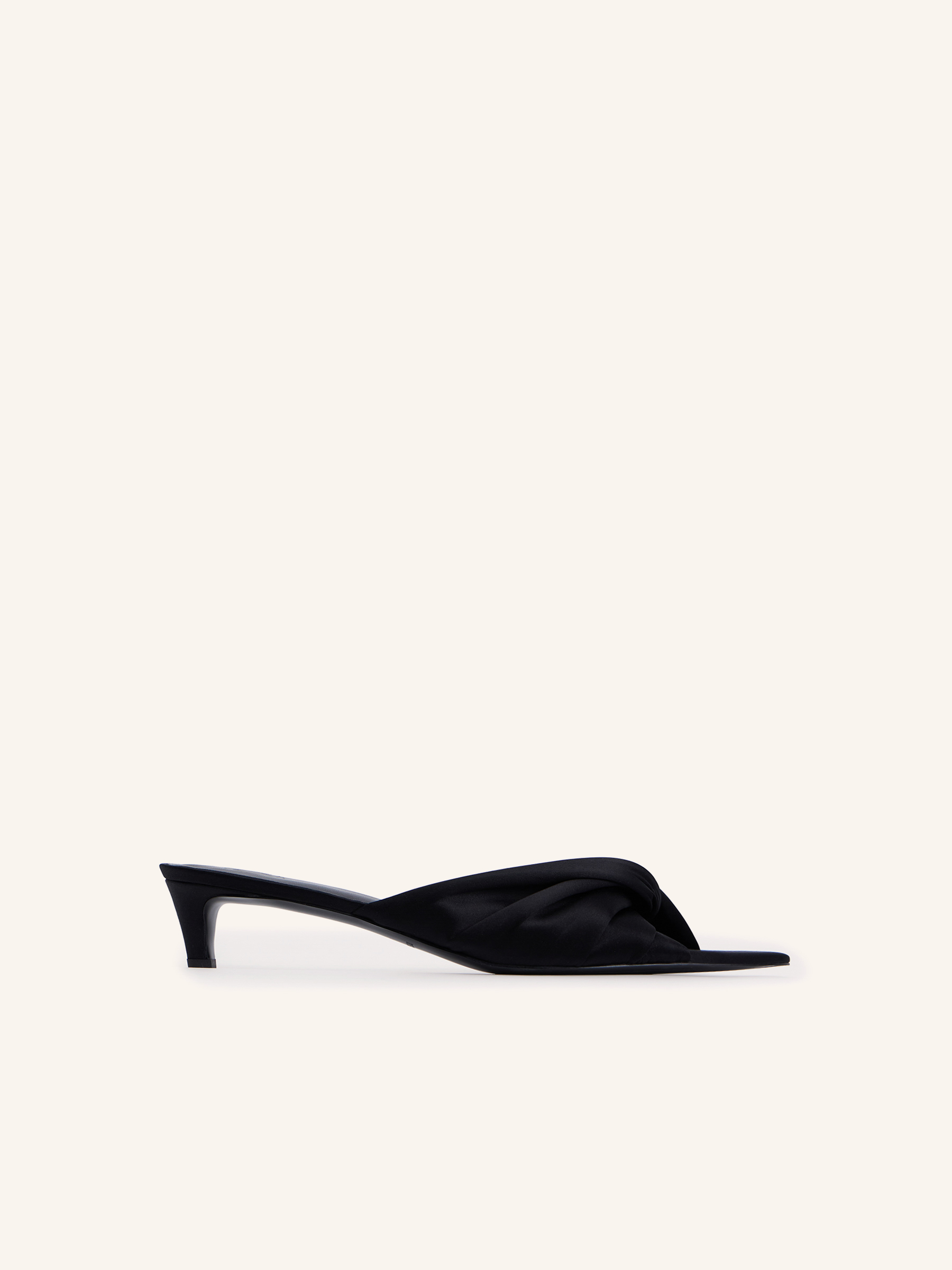 Мюли из шелка