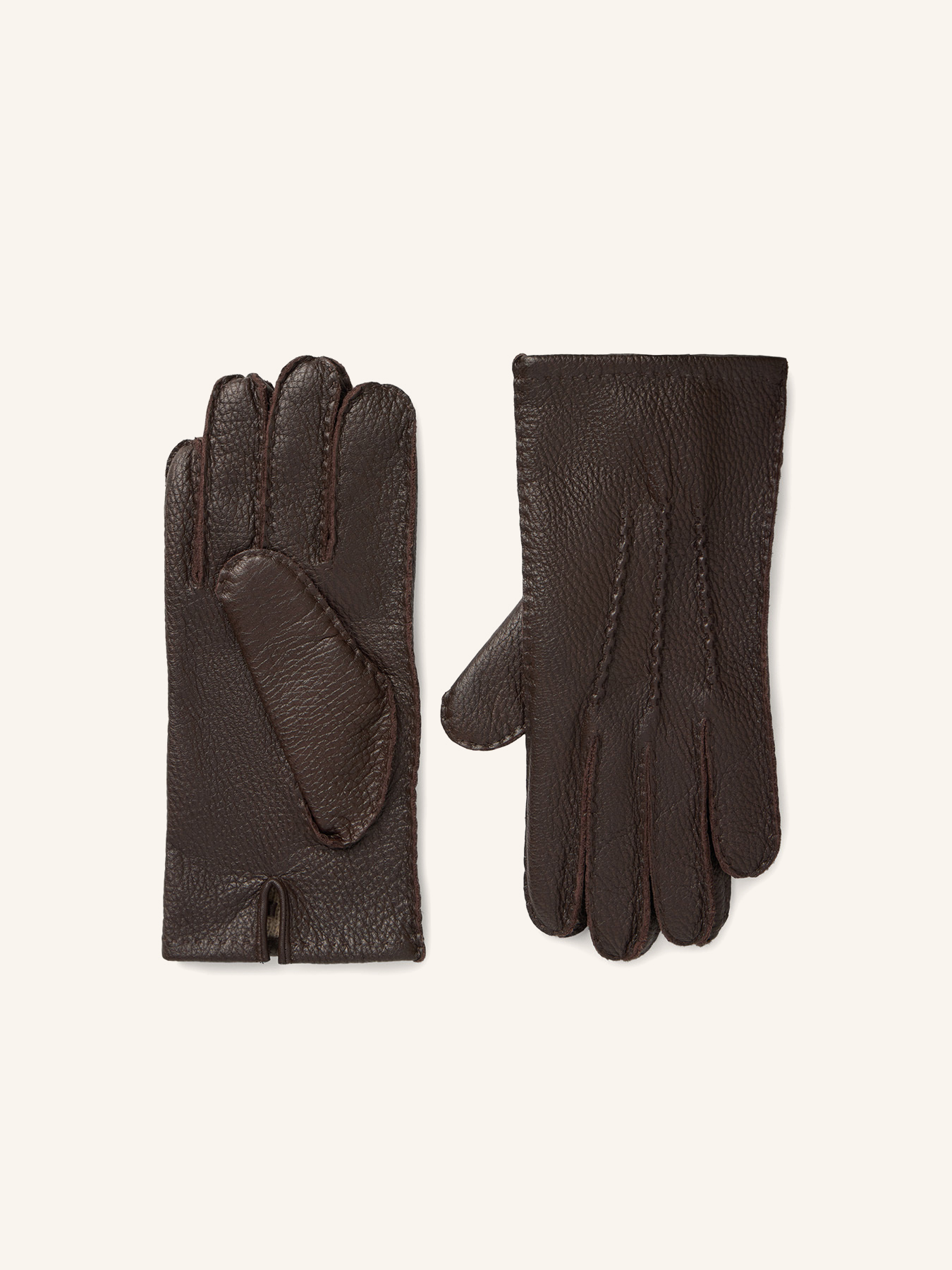 Перчатки из оленьей кожи