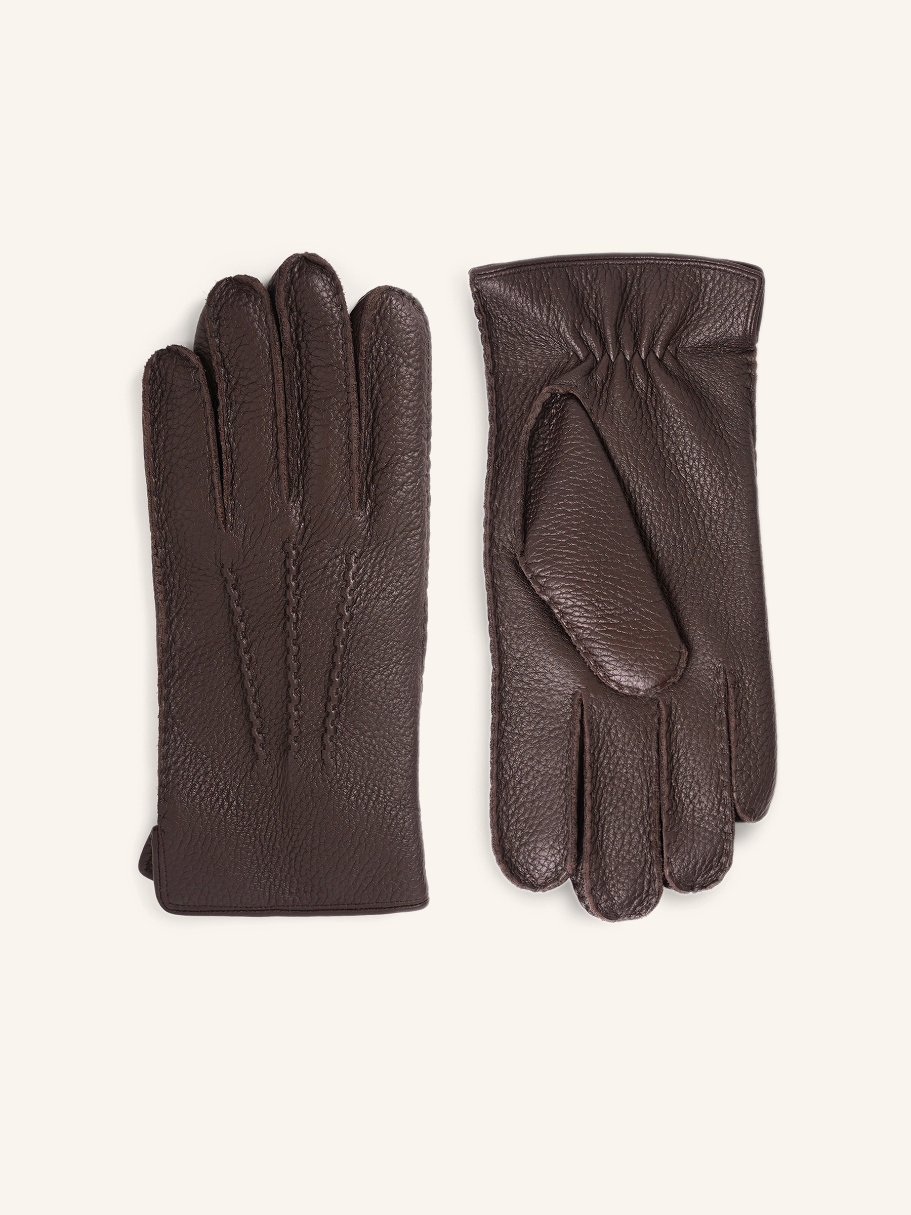 Перчатки из оленьей кожи