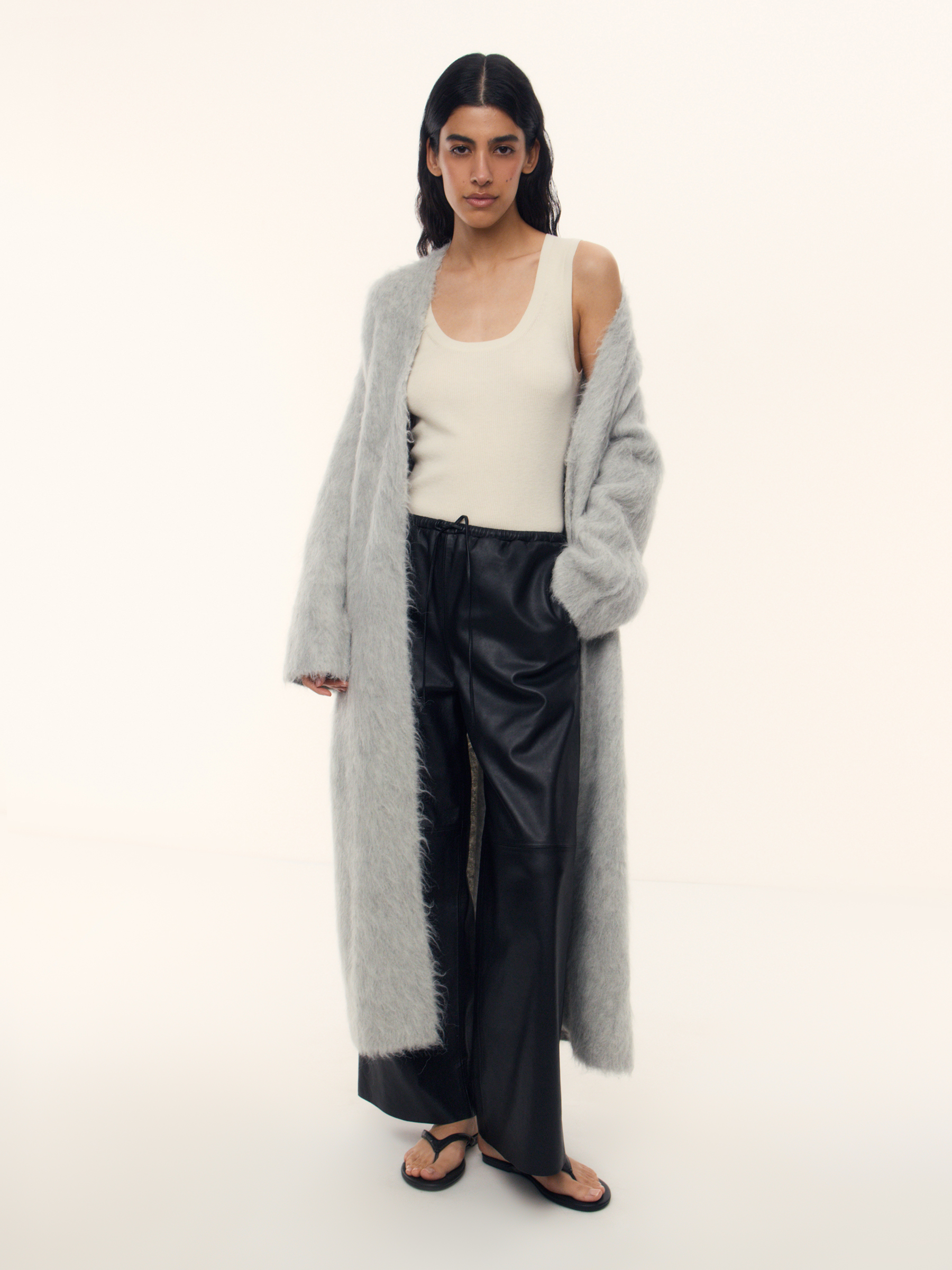 Кардиган из шерсти альпаки