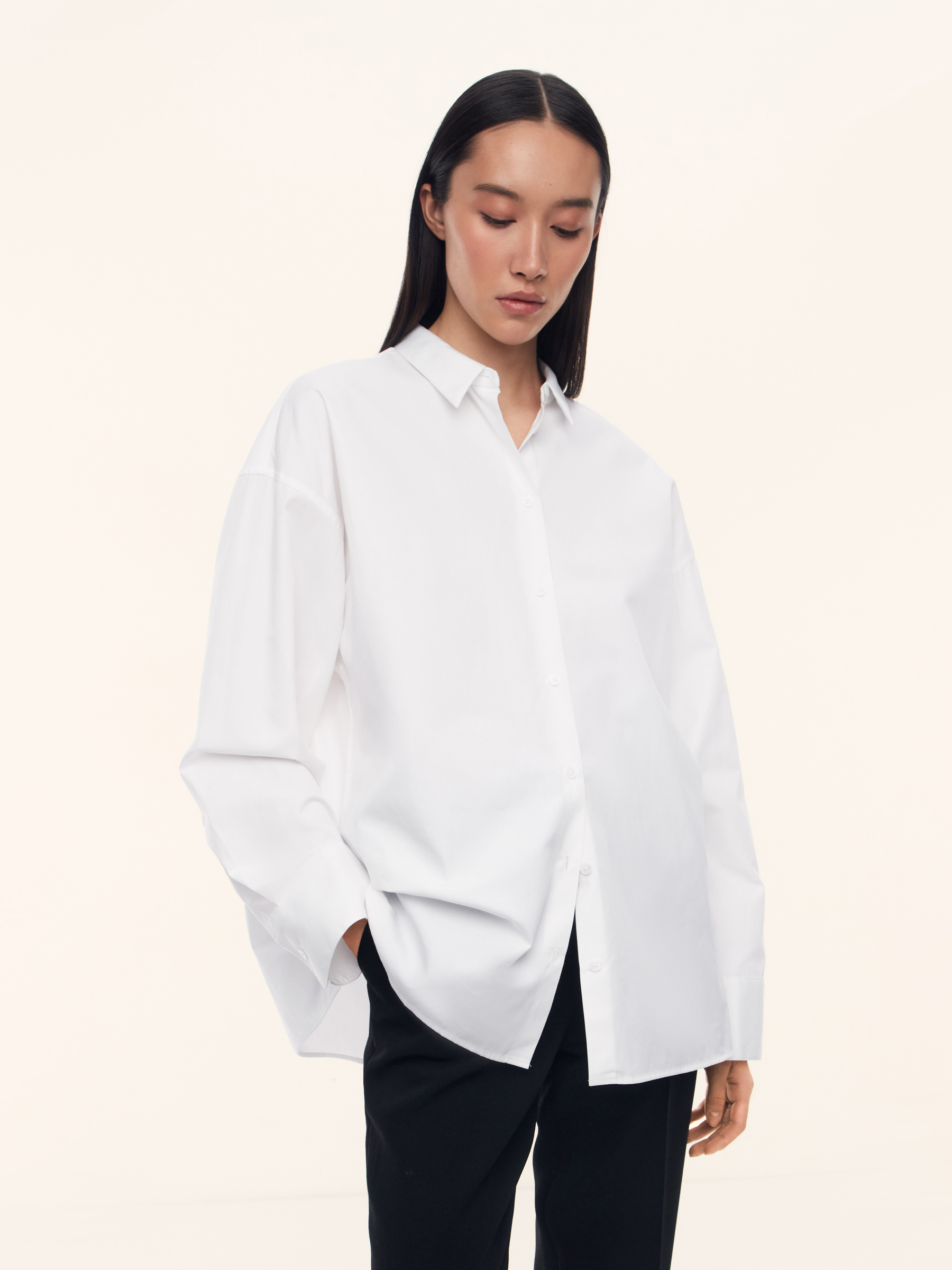 Рубашка из хлопка и лиоцелла