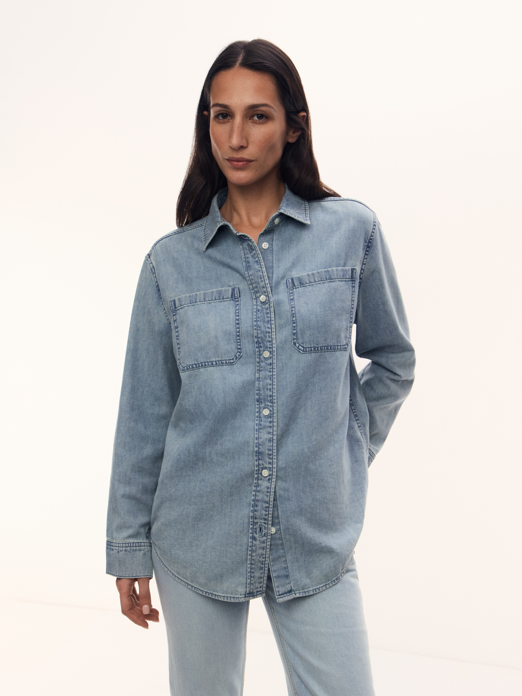 Рубашка из денима Light