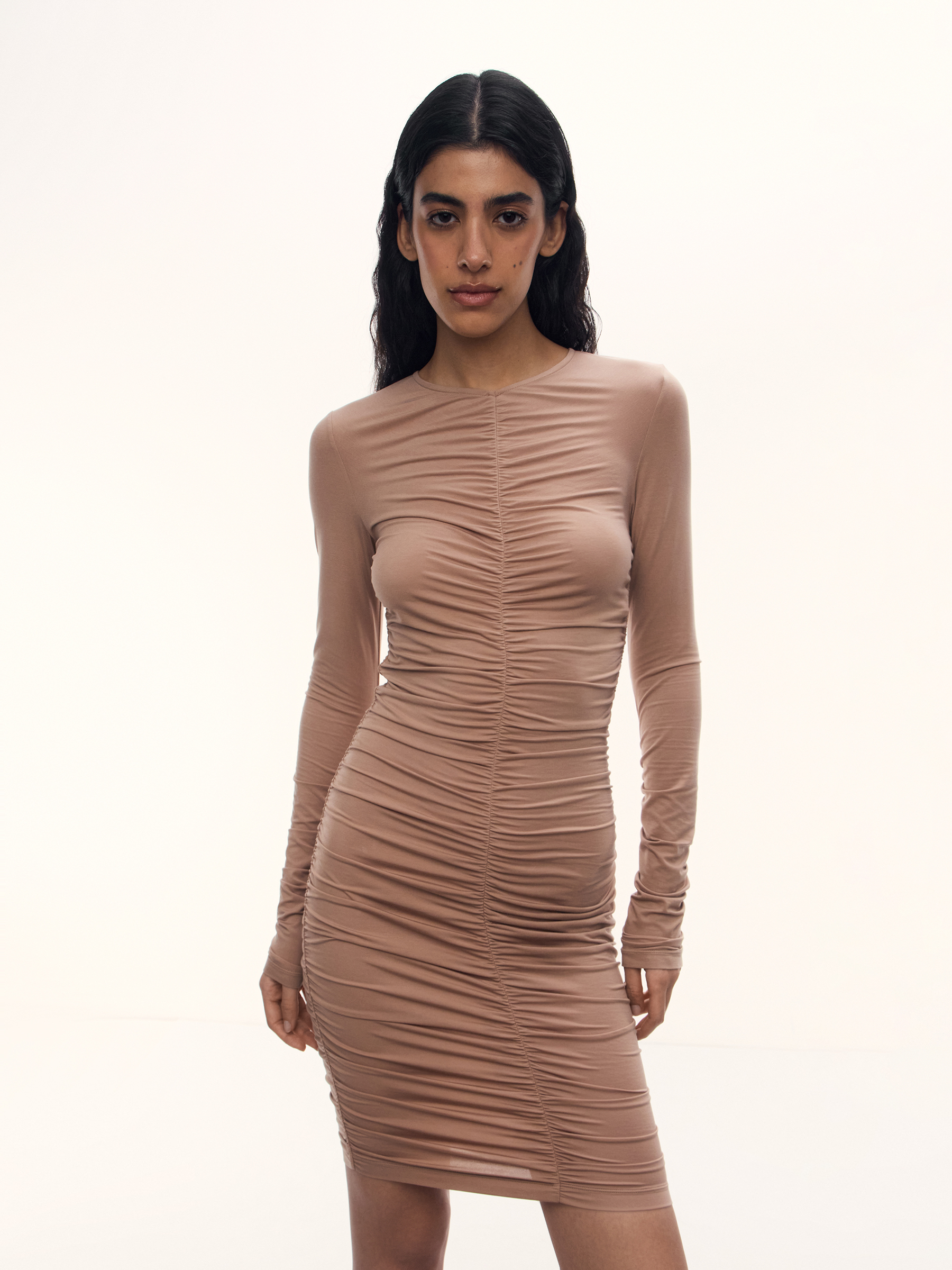 Платье с драпировкой