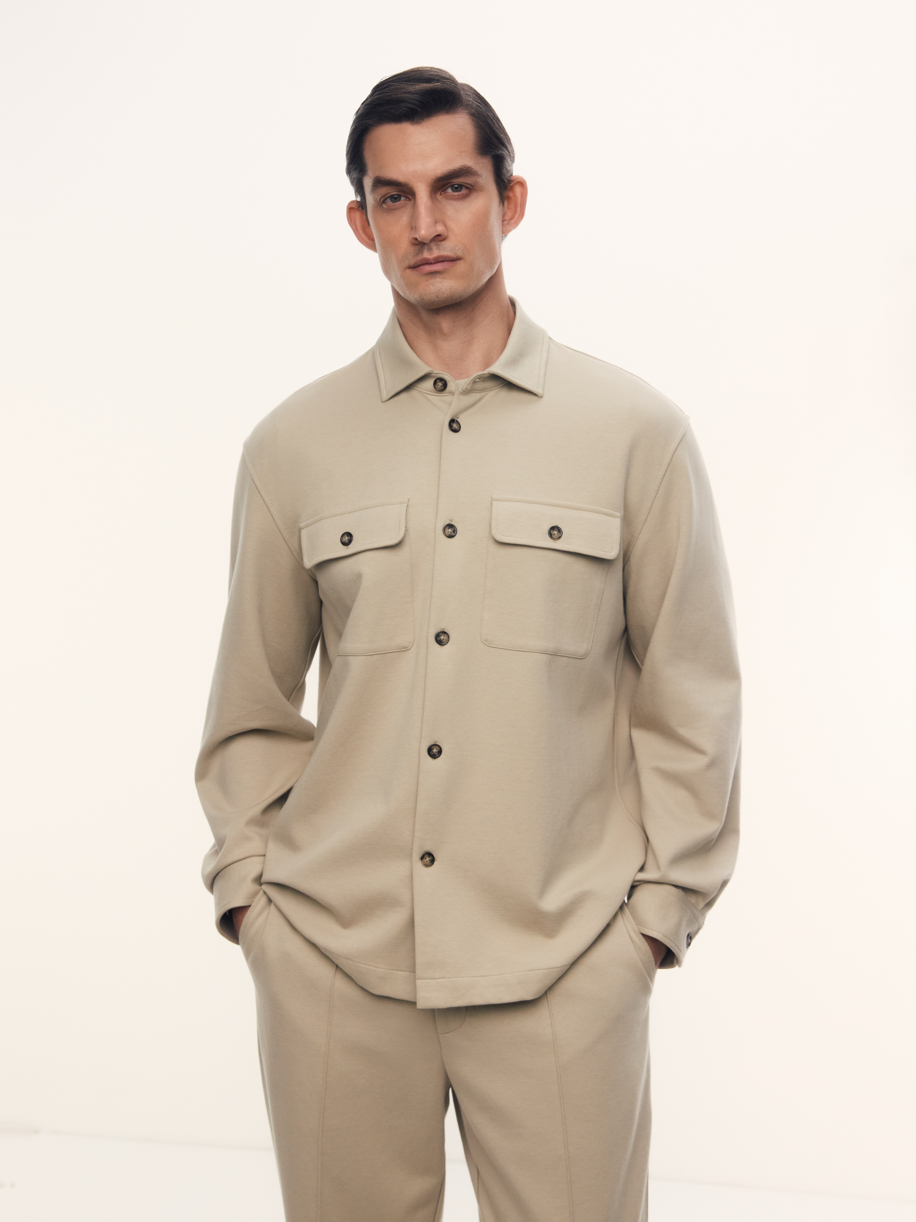 Рубашка David из трикотажа