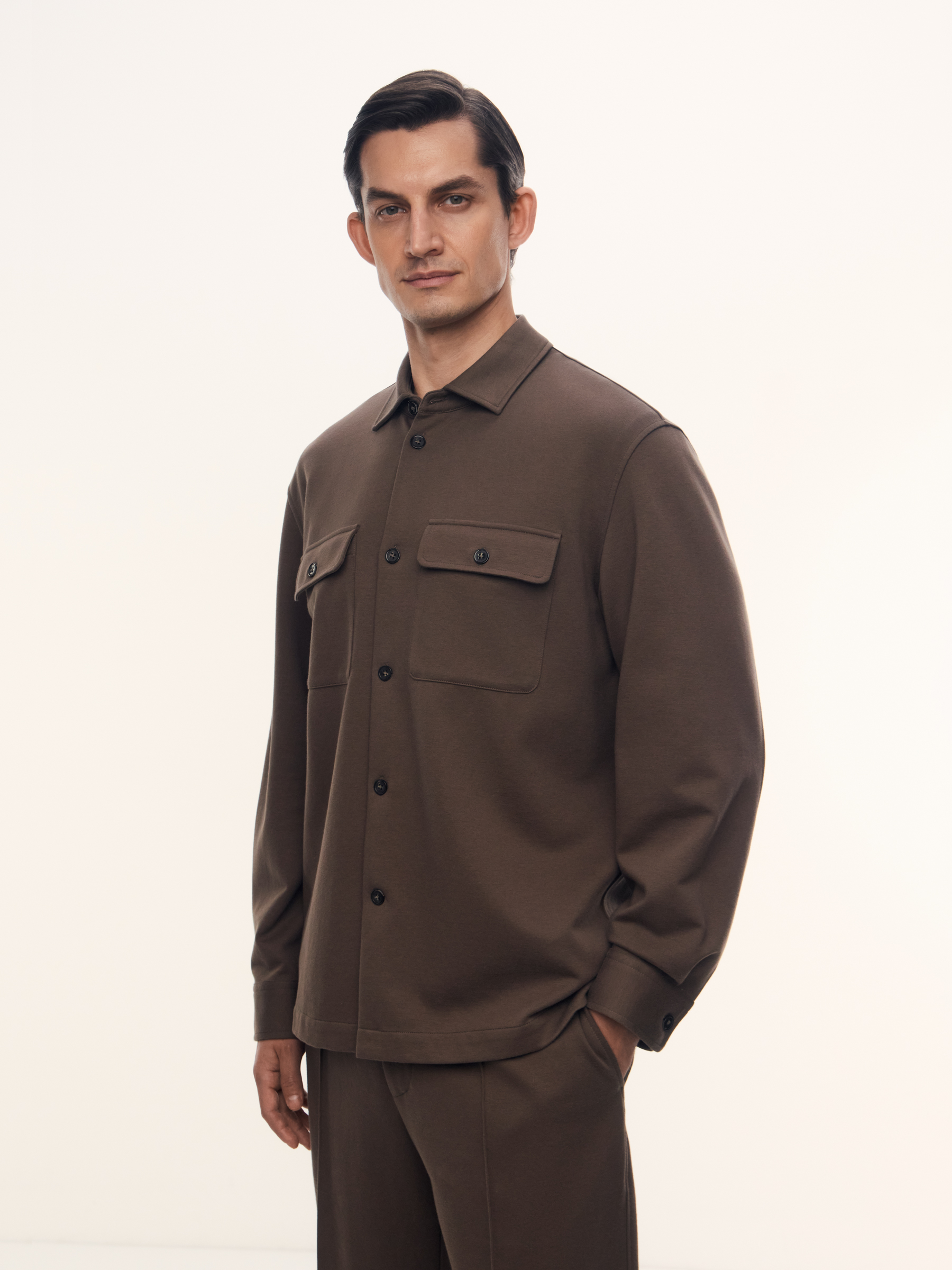 Рубашка David из трикотажа