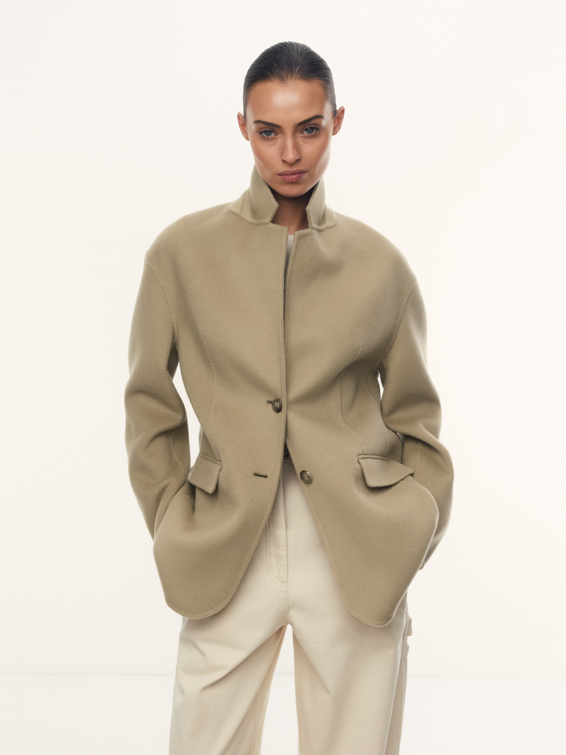 Пальто-пиджак Sienna из шерсти и кашемира