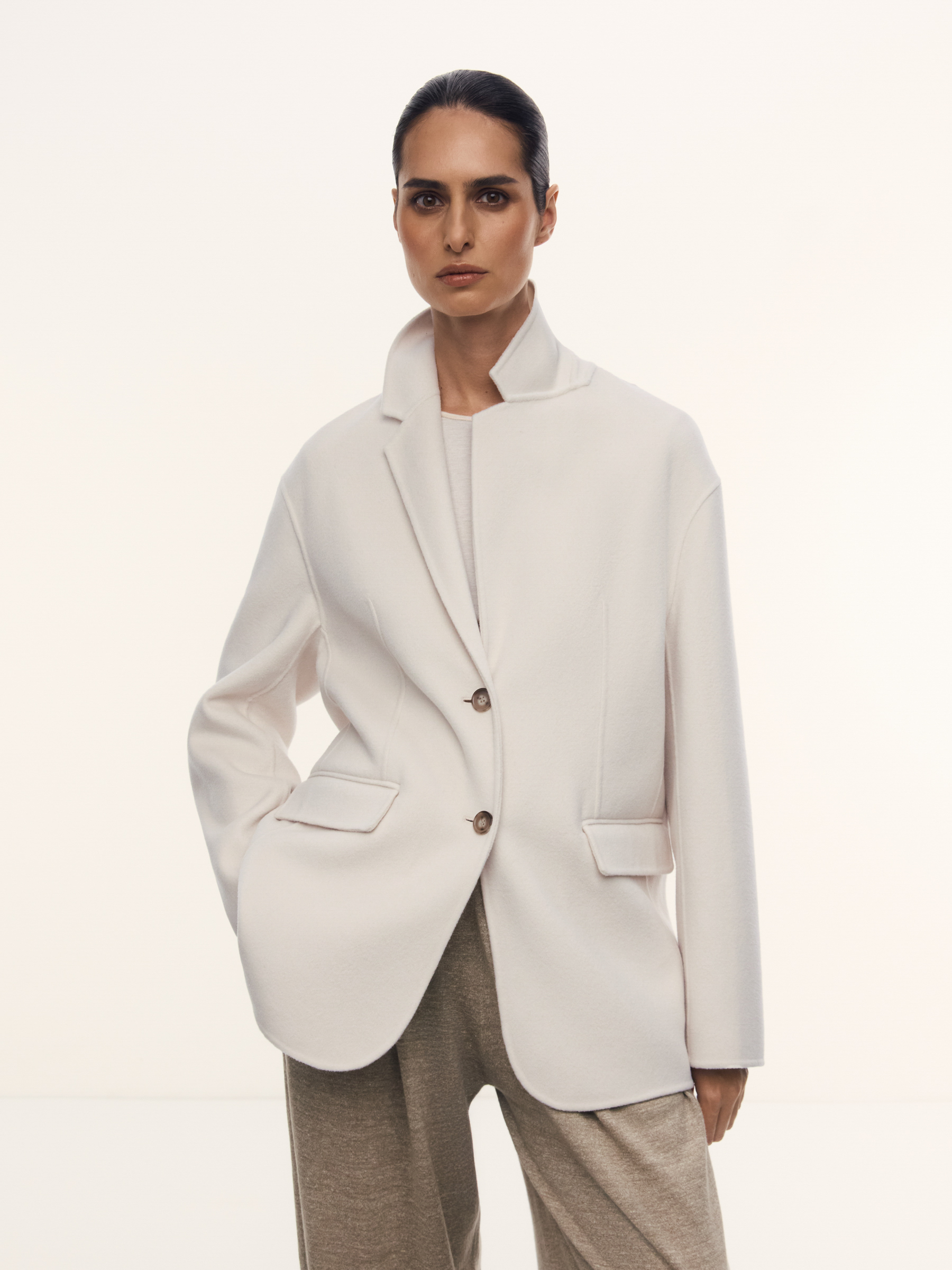 Пальто-пиджак Sienna из шерсти и кашемира