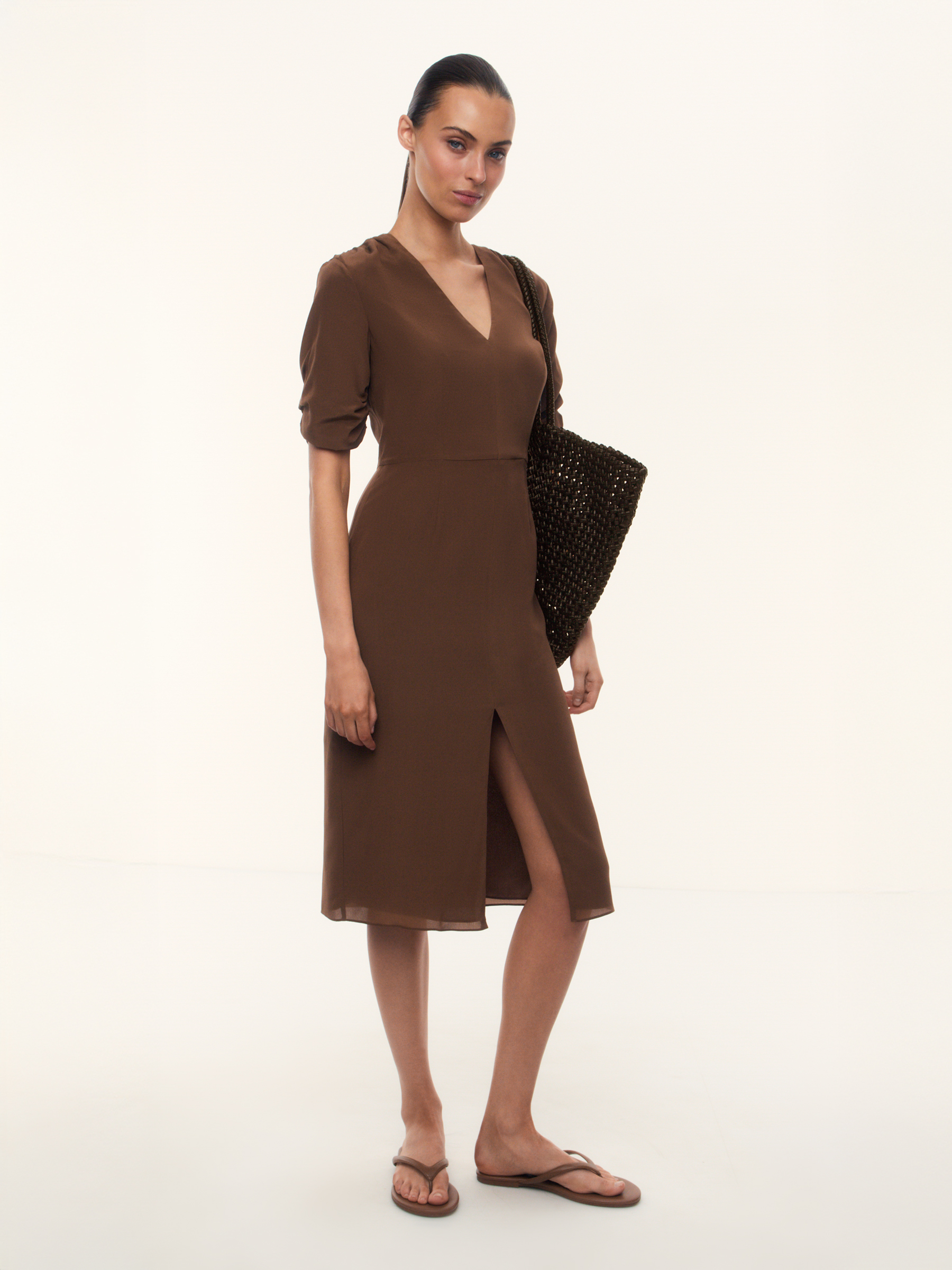 Платье Modernist из шелкового шифона