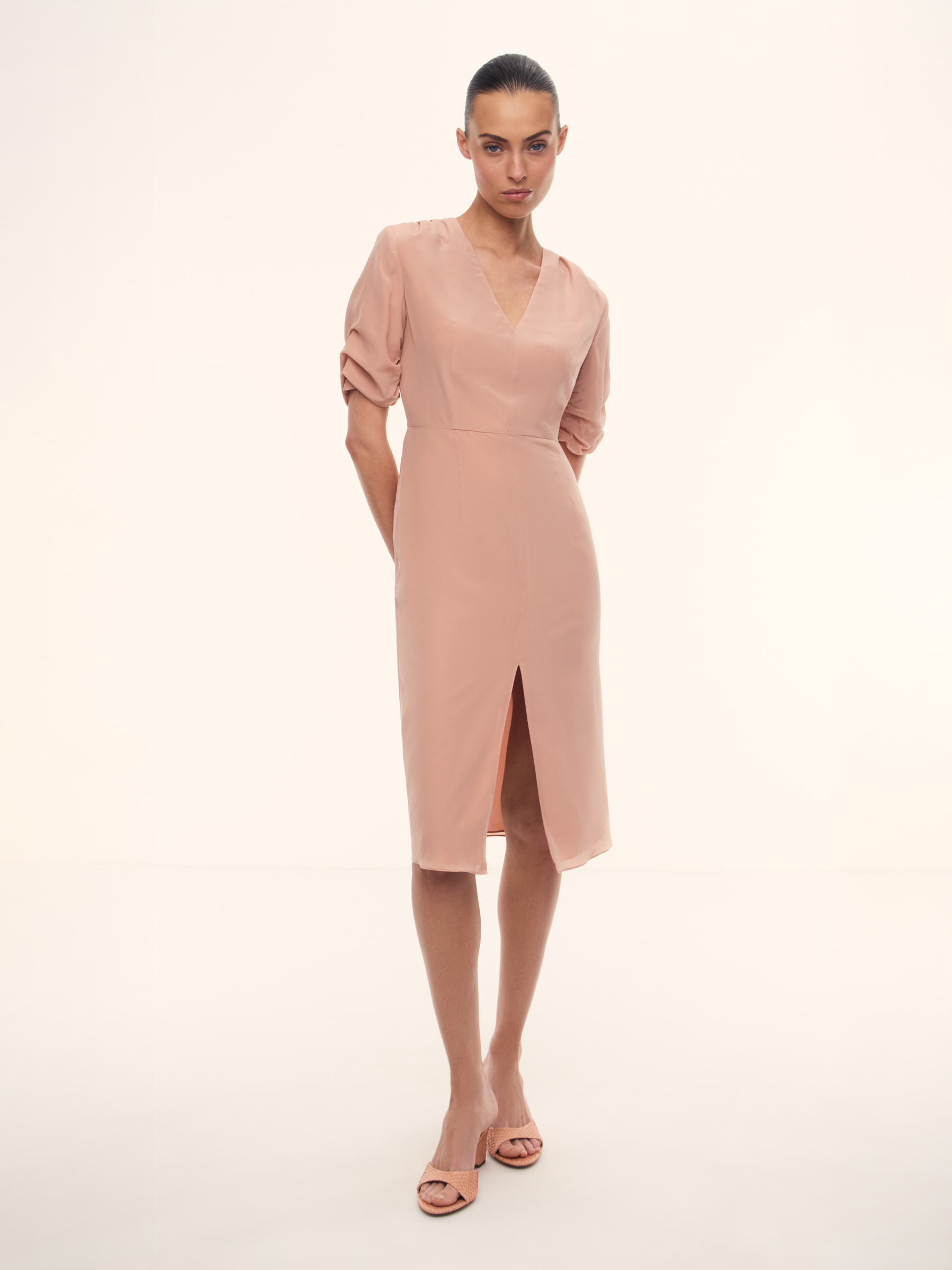 Платье Modernist из шелкового шифона