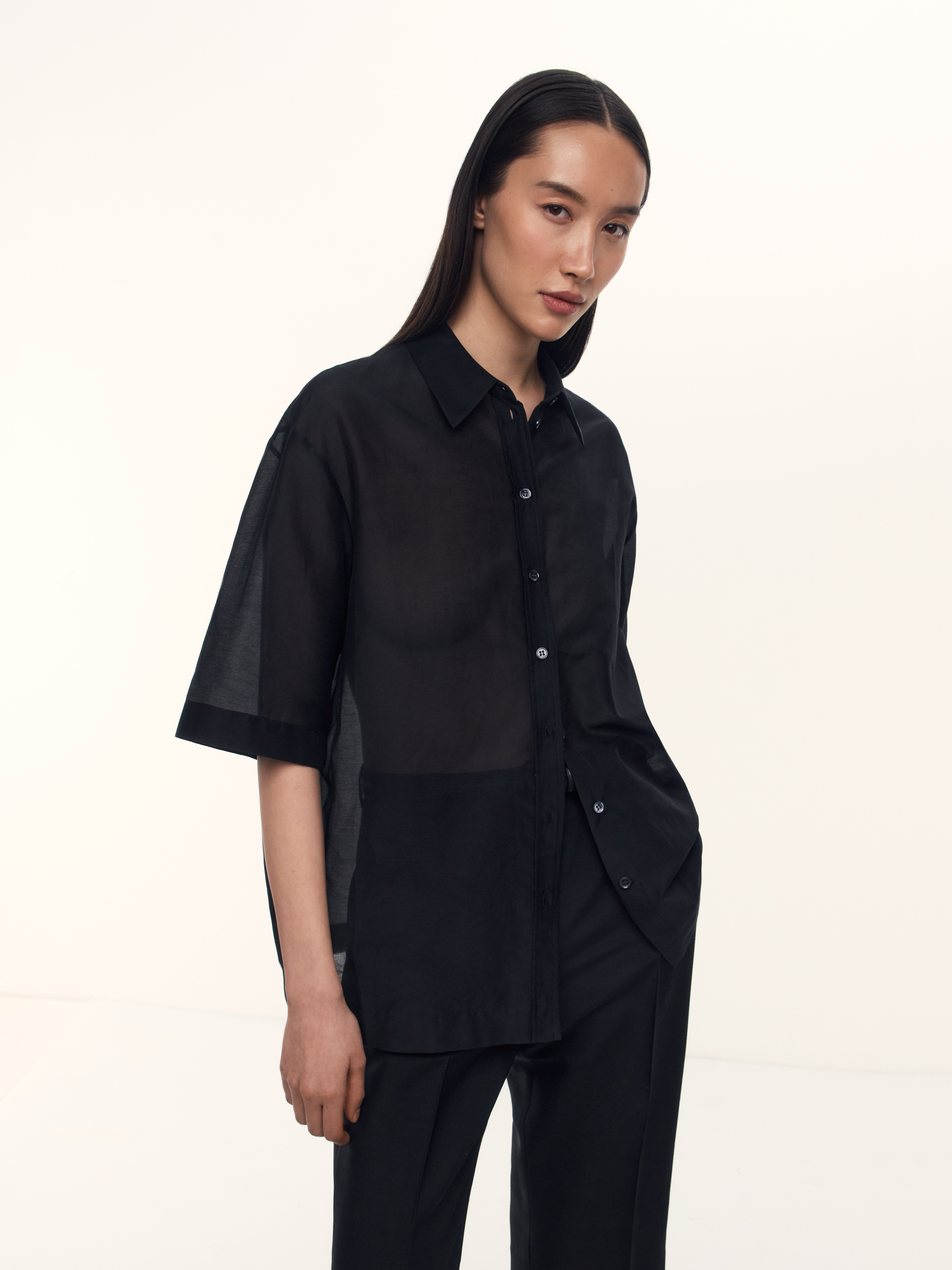 Рубашка Hot City из хлопка и шелка