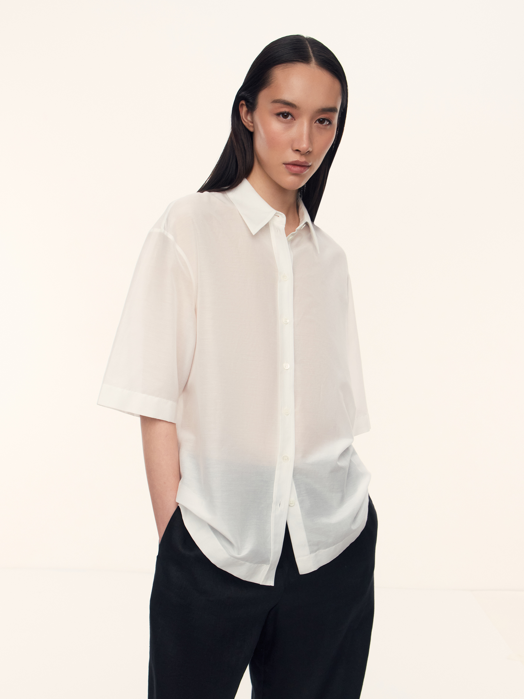 Рубашка Hot City из хлопка и шелка