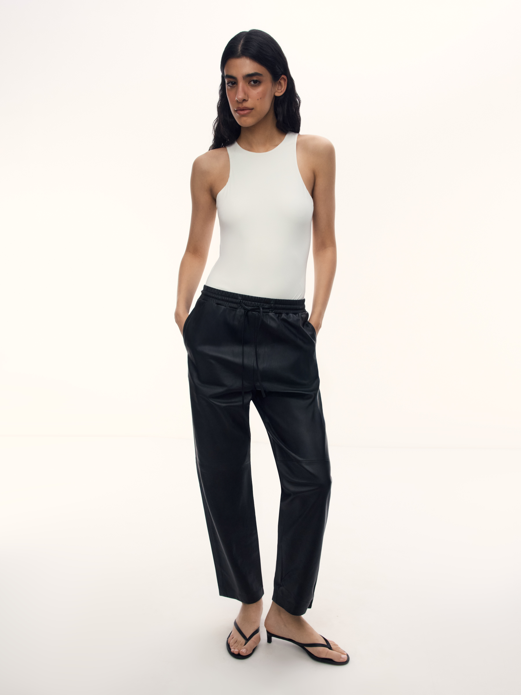 Брюки Gentle из кожи