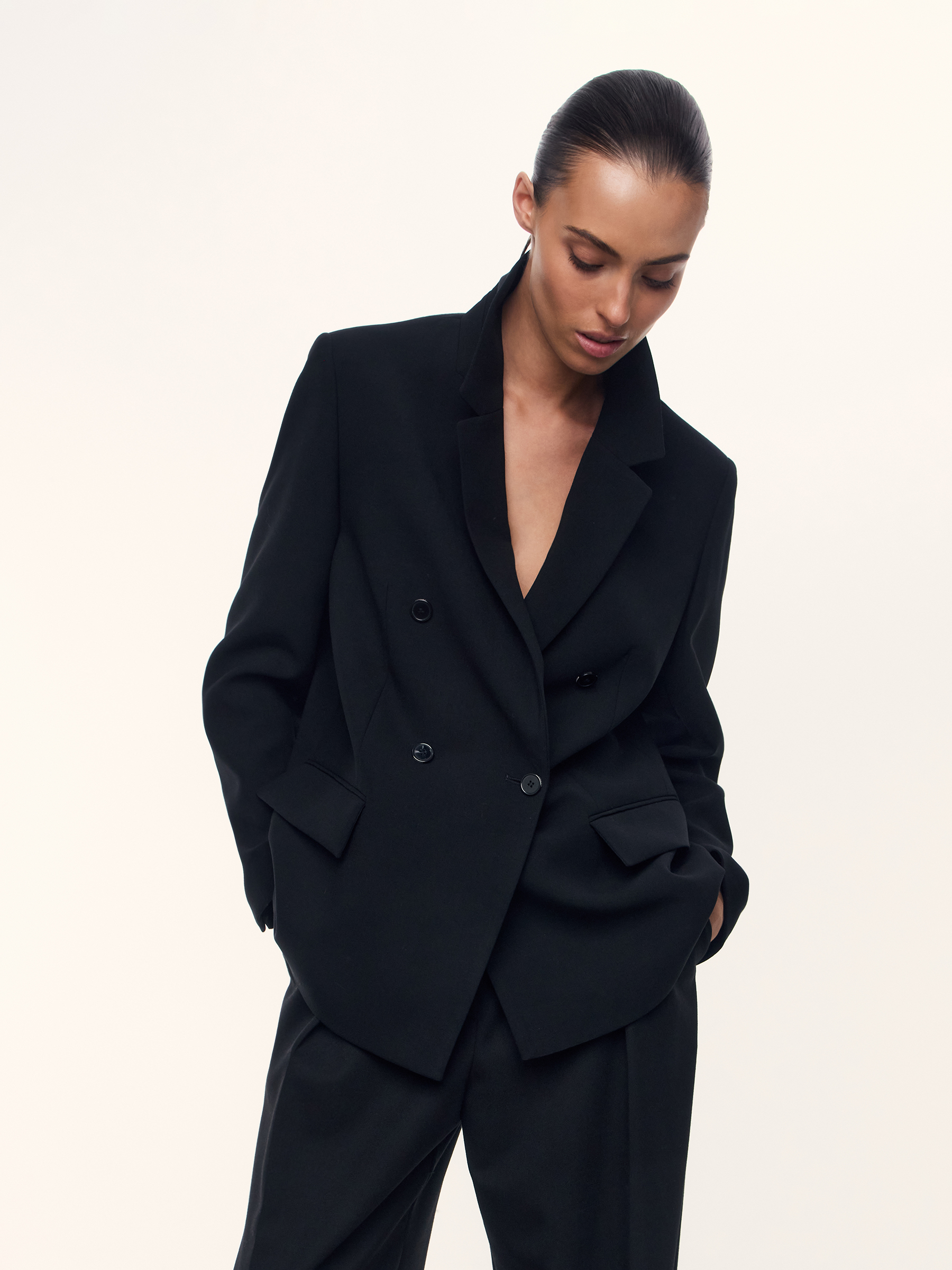 Жакет из костюмной шерсти