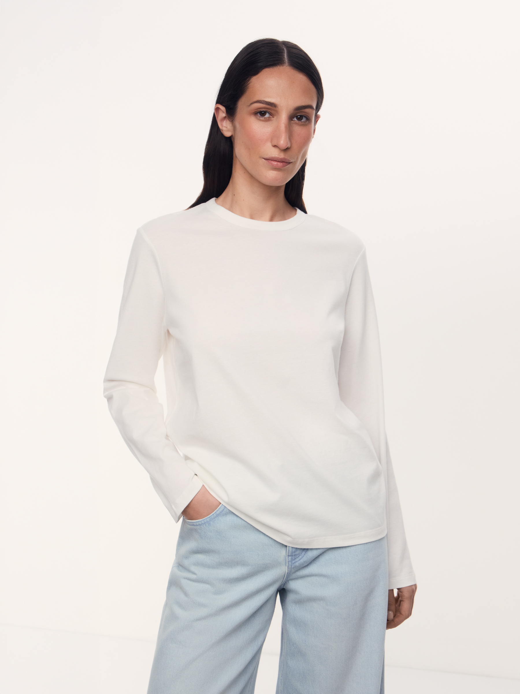 Лонгслив из хлопка Soft