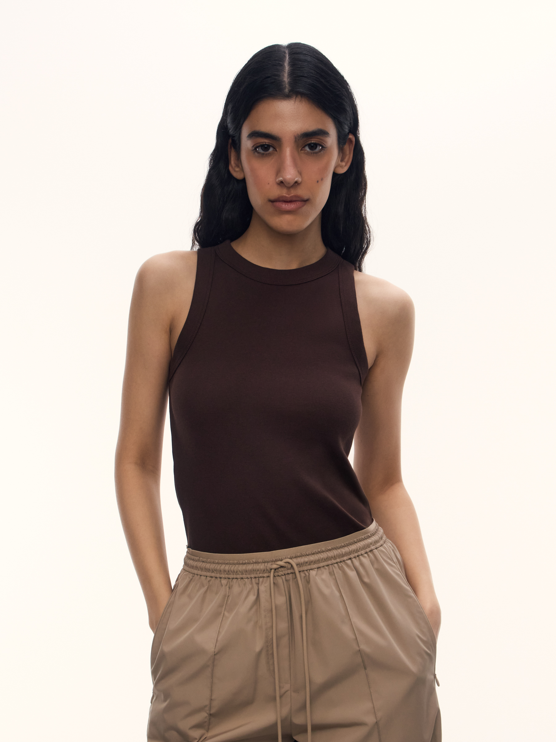 Майка в рубчик