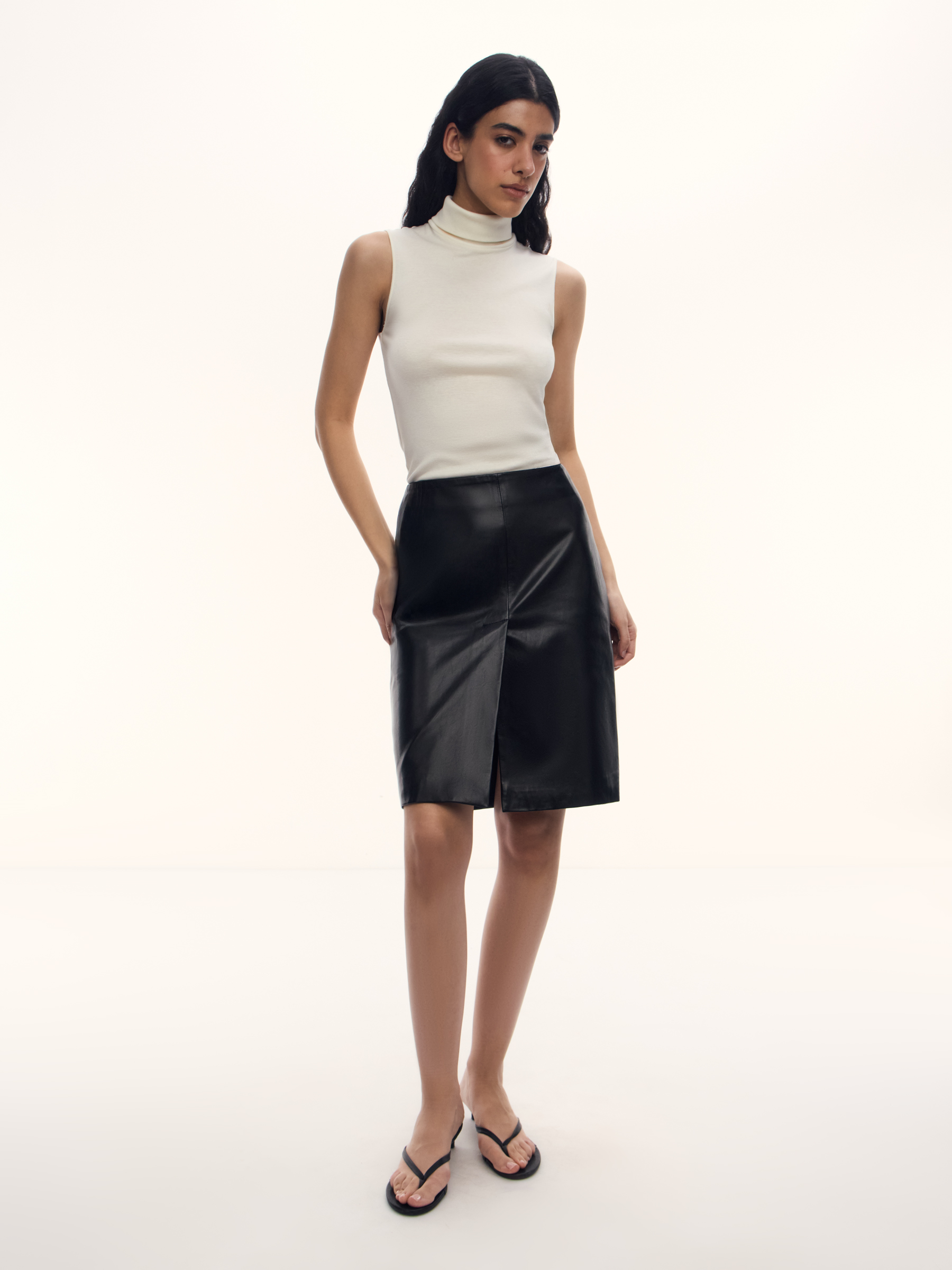 Юбка Porcelain из кожи