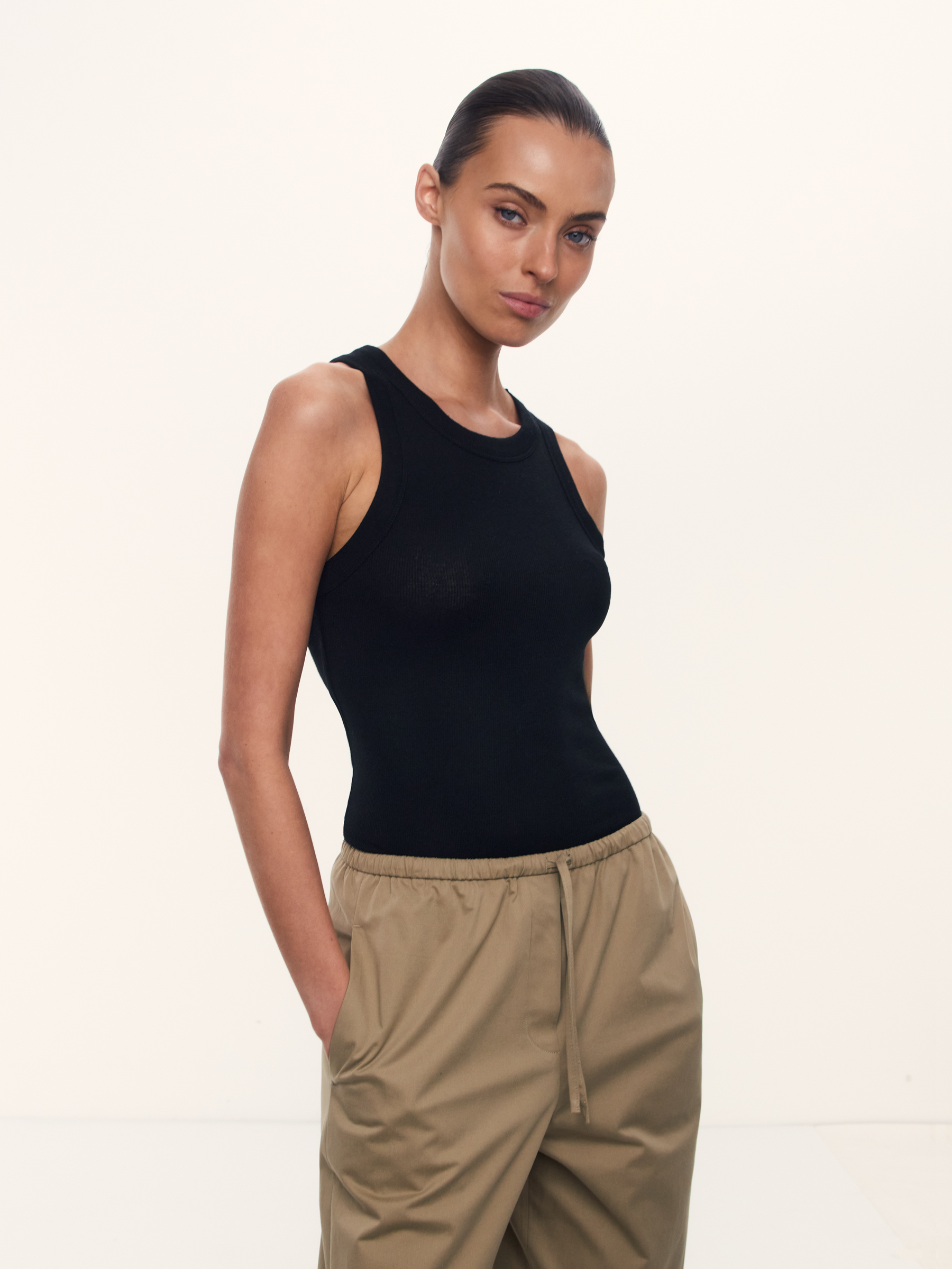 Майка из лиоцелла и шерсти