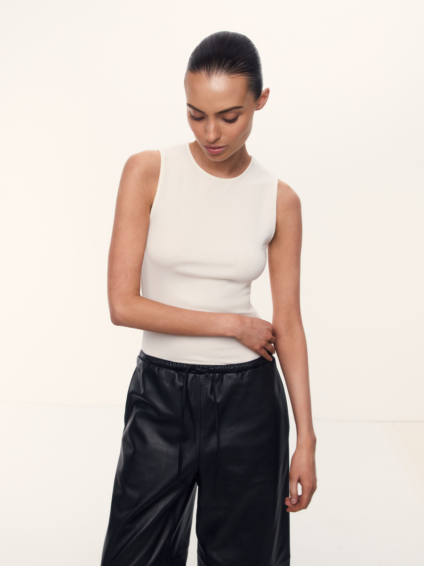 Майка в рубчик