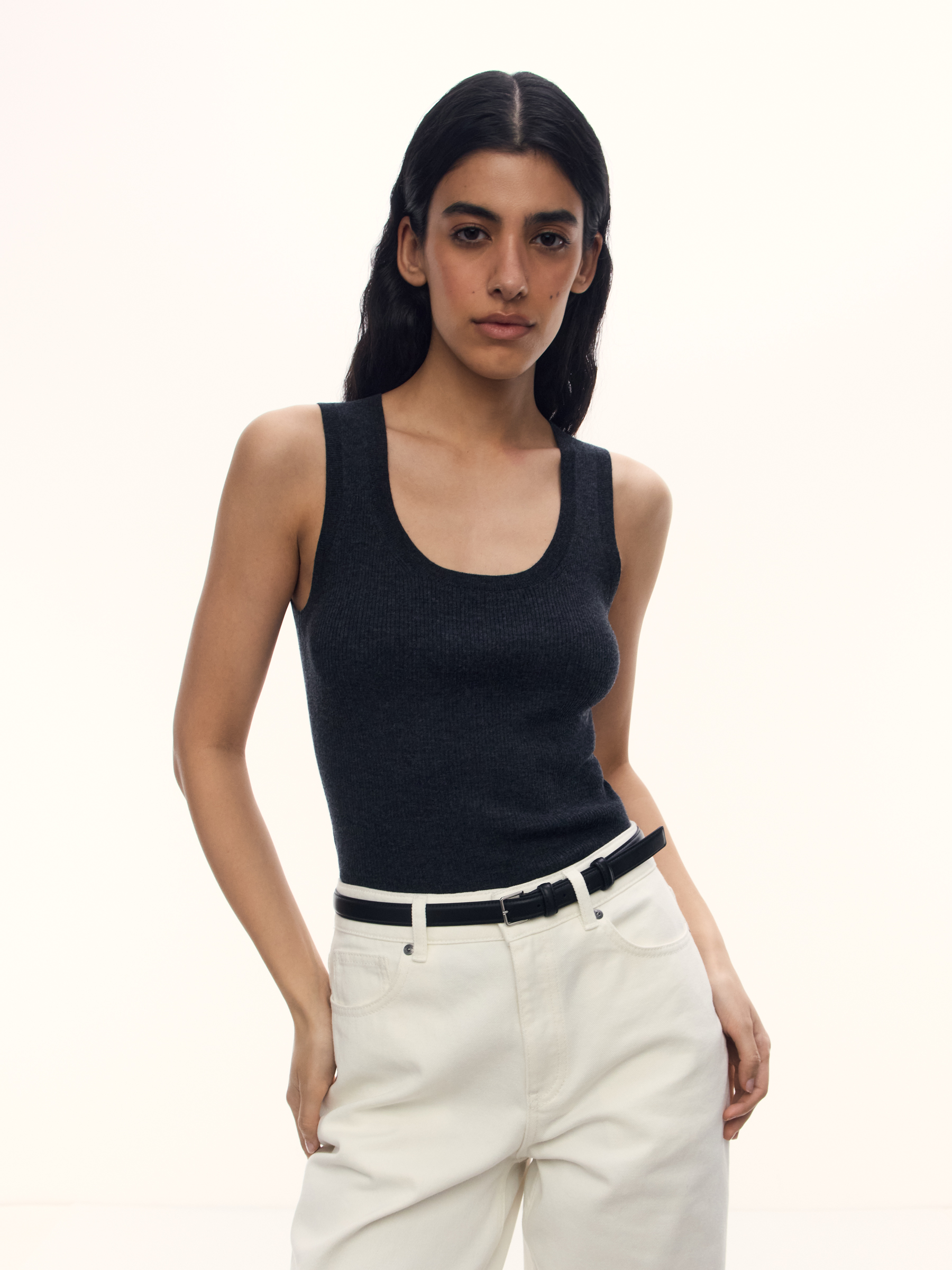 Топ из тонкой шерсти мериноса