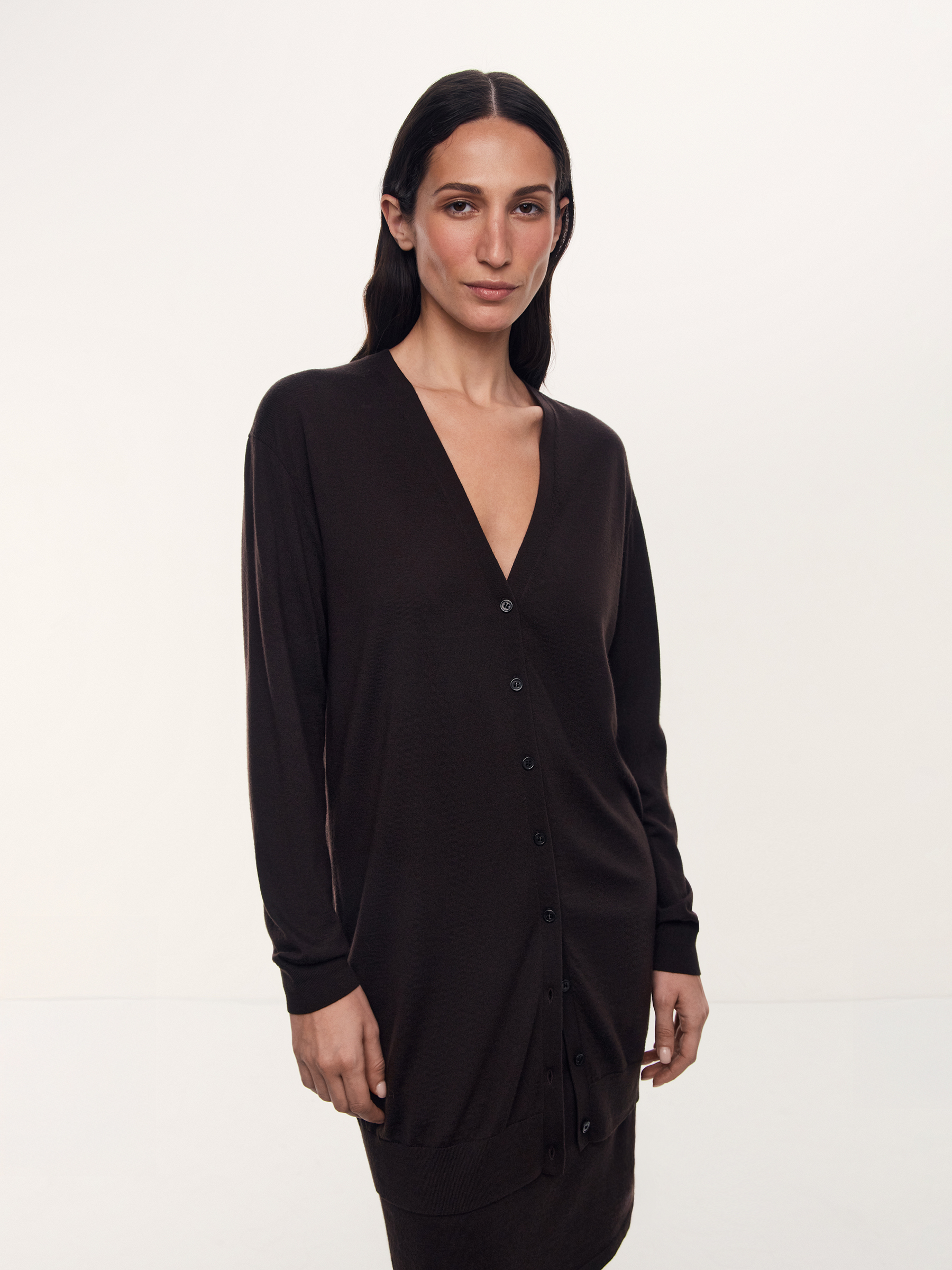 Кардиган из шерсти мериноса