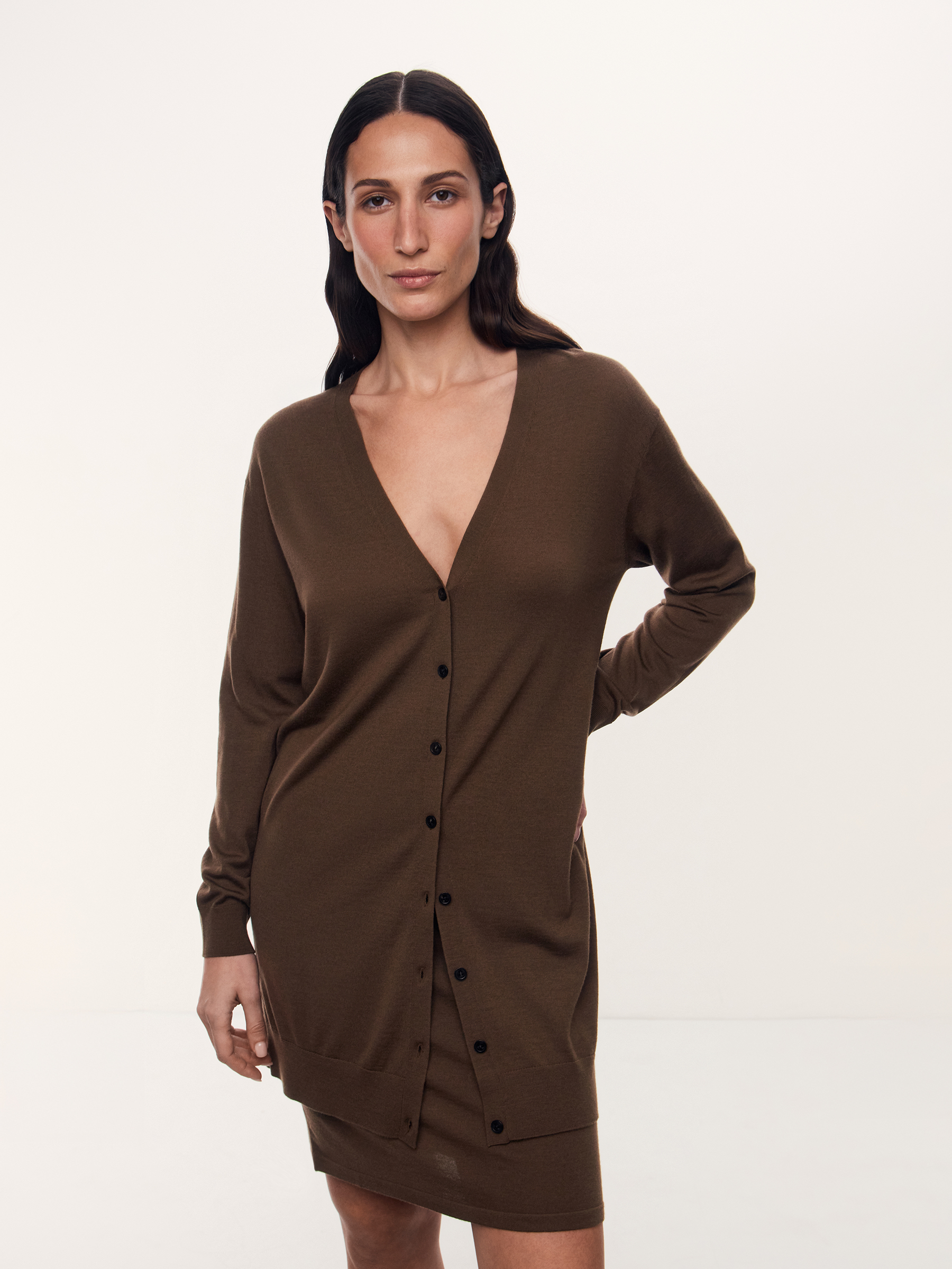 Кардиган из шерсти мериноса